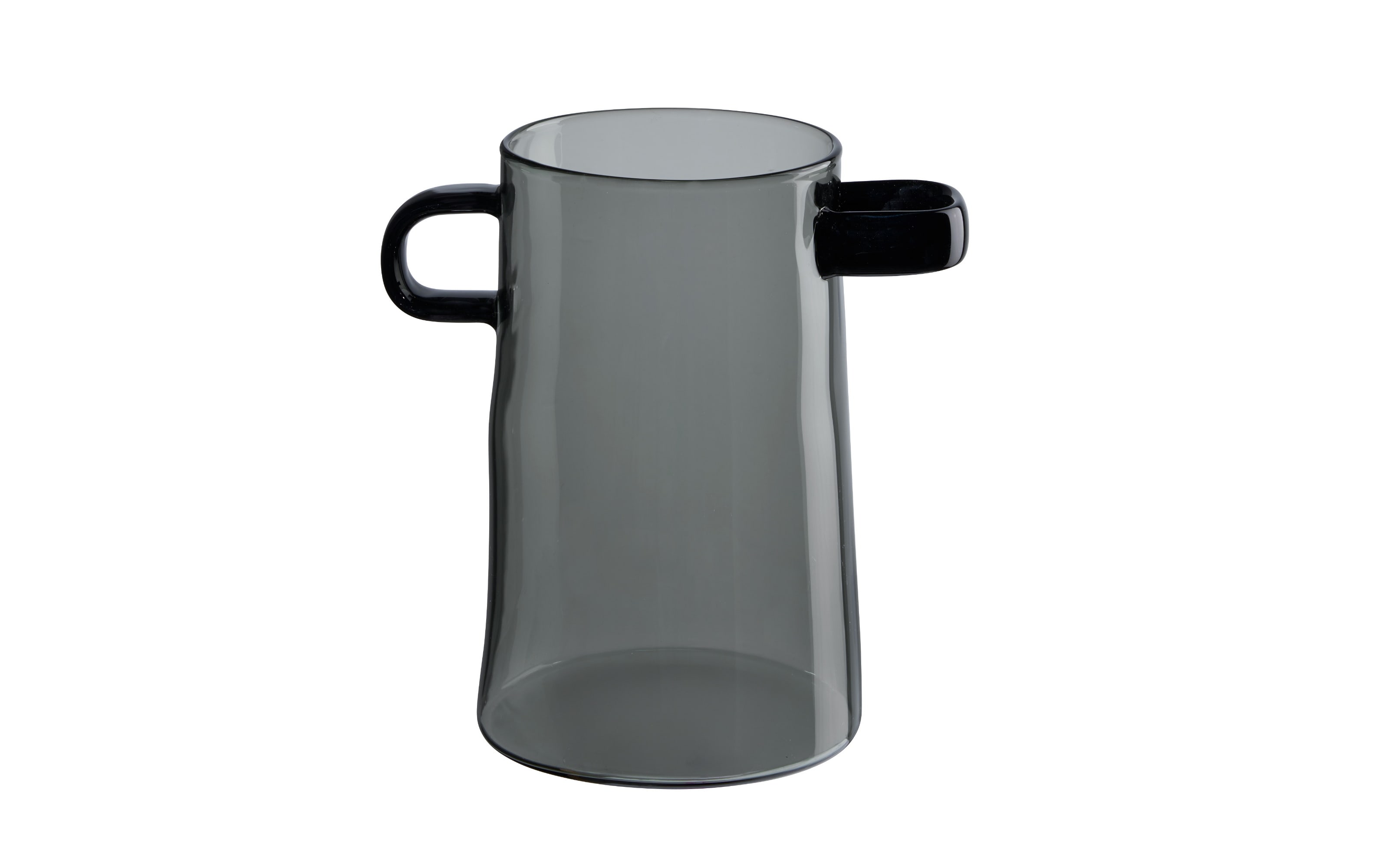 Vase rayu glass, grau, 17 cm
