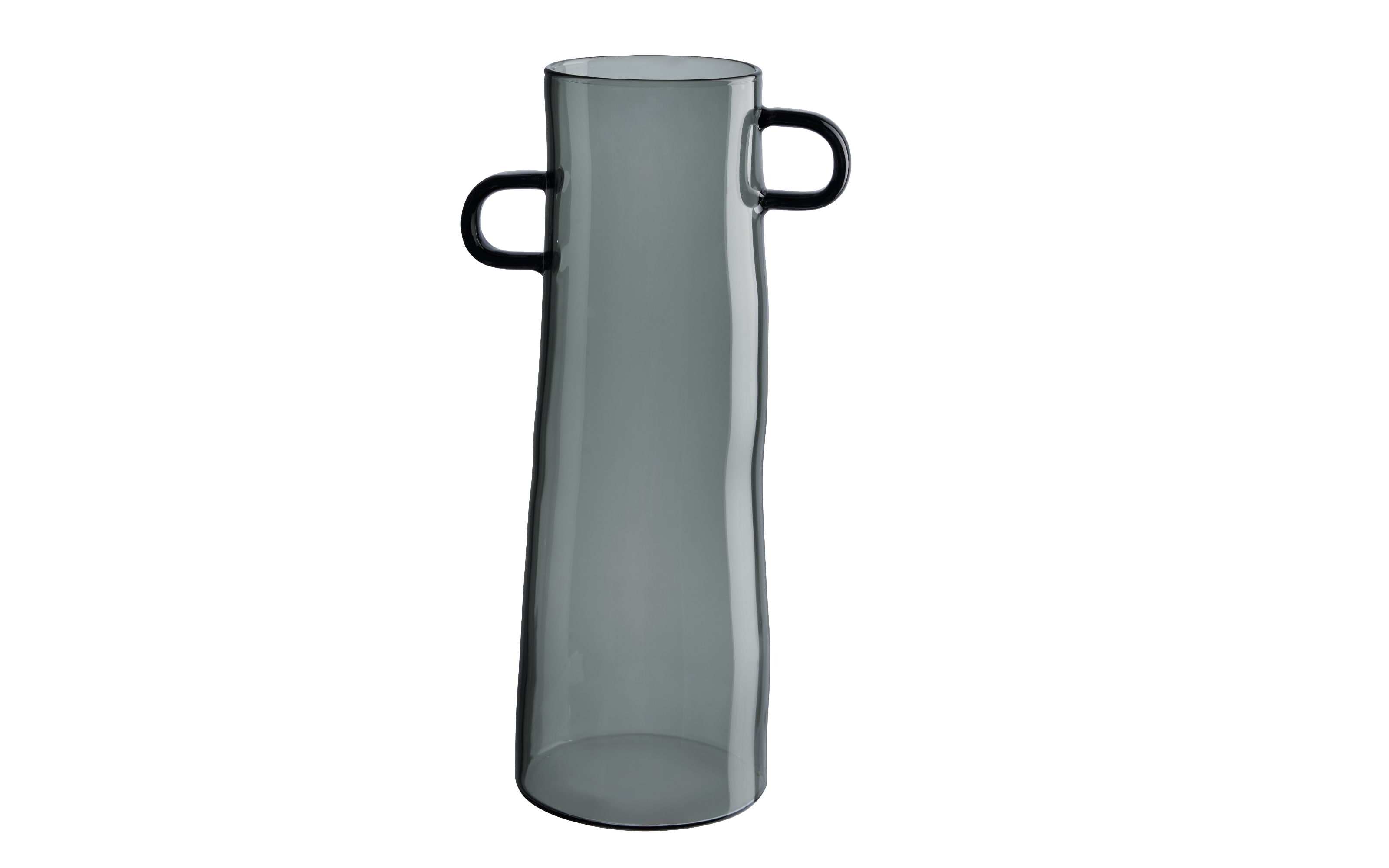 Vase rayu glass, grau, 28 cm