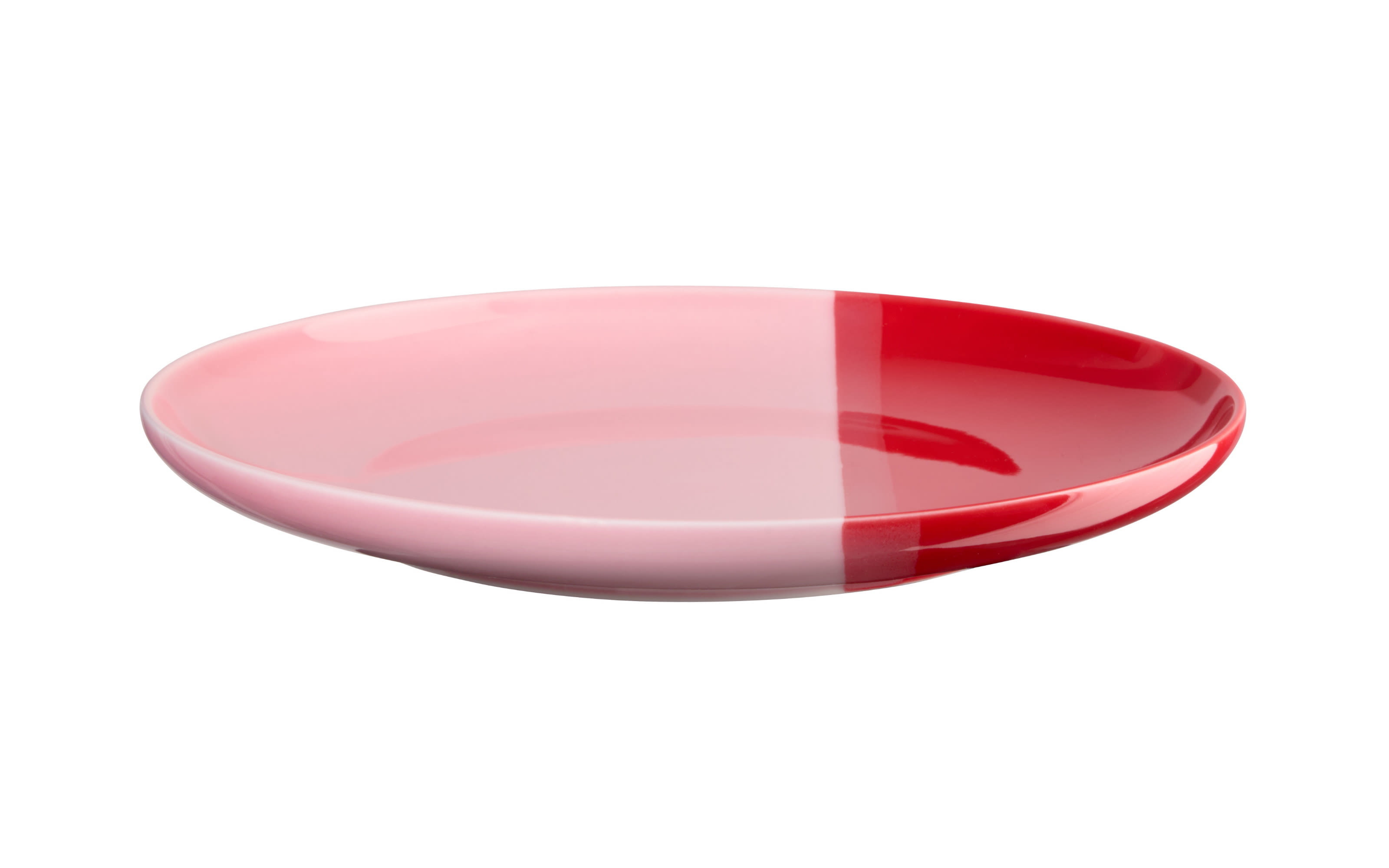 Dessertteller Joy,  rot/rosa, 22 cm