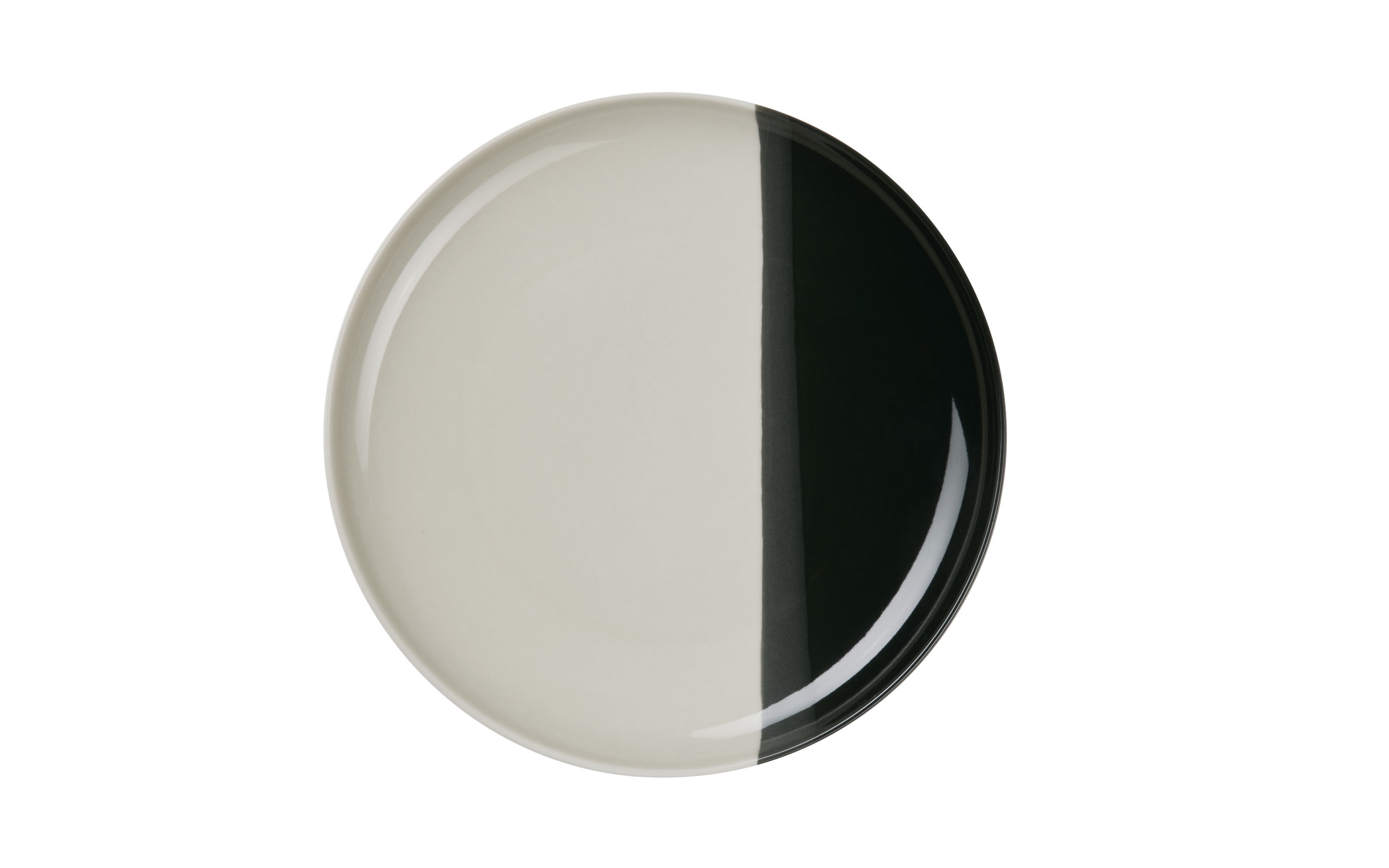 Dessertteller Joy, schwarz/grau, 22 cm