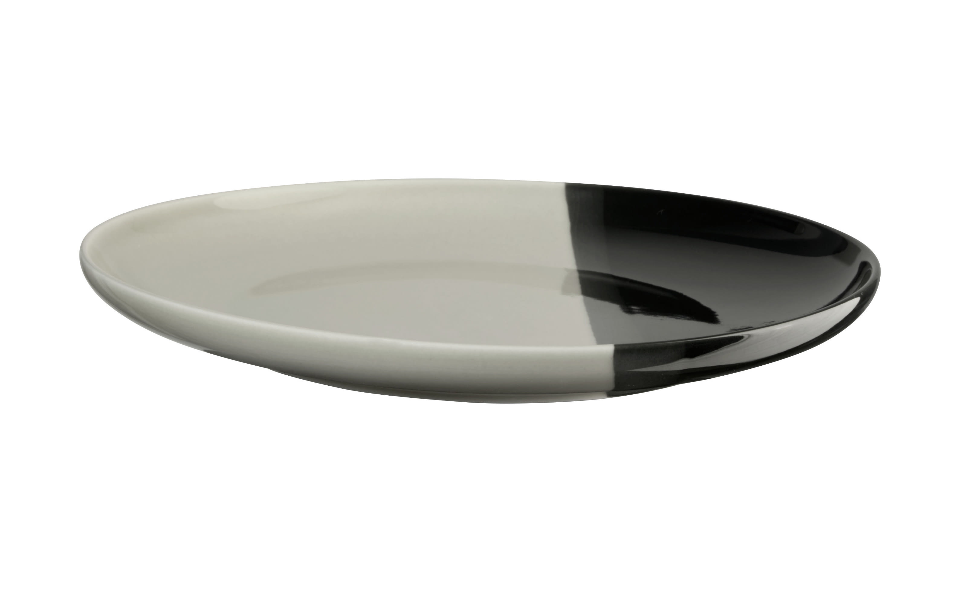 Dessertteller Joy, schwarz/grau, 22 cm