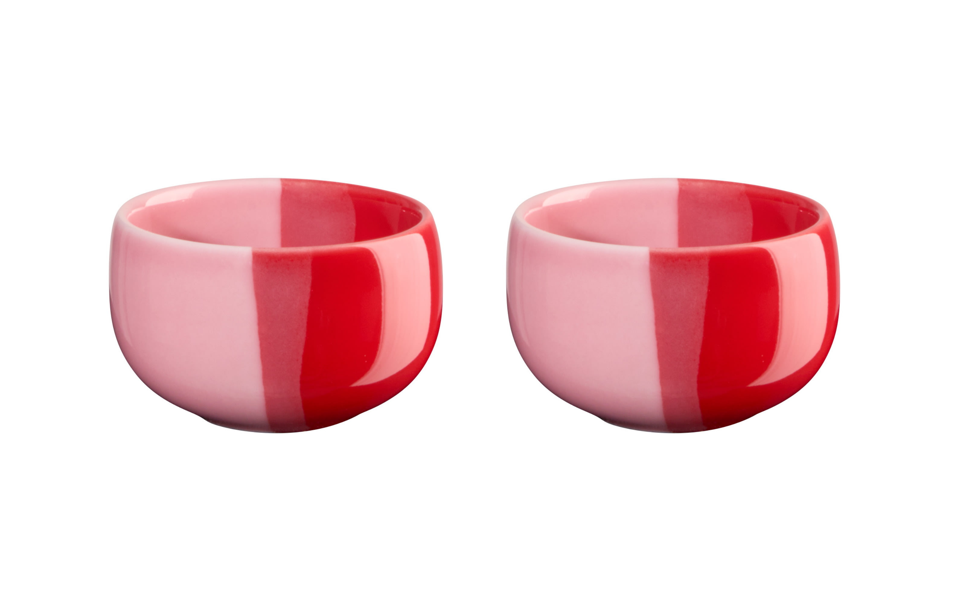 Eierbecher Joy, rot/rosa, 2-teilig
