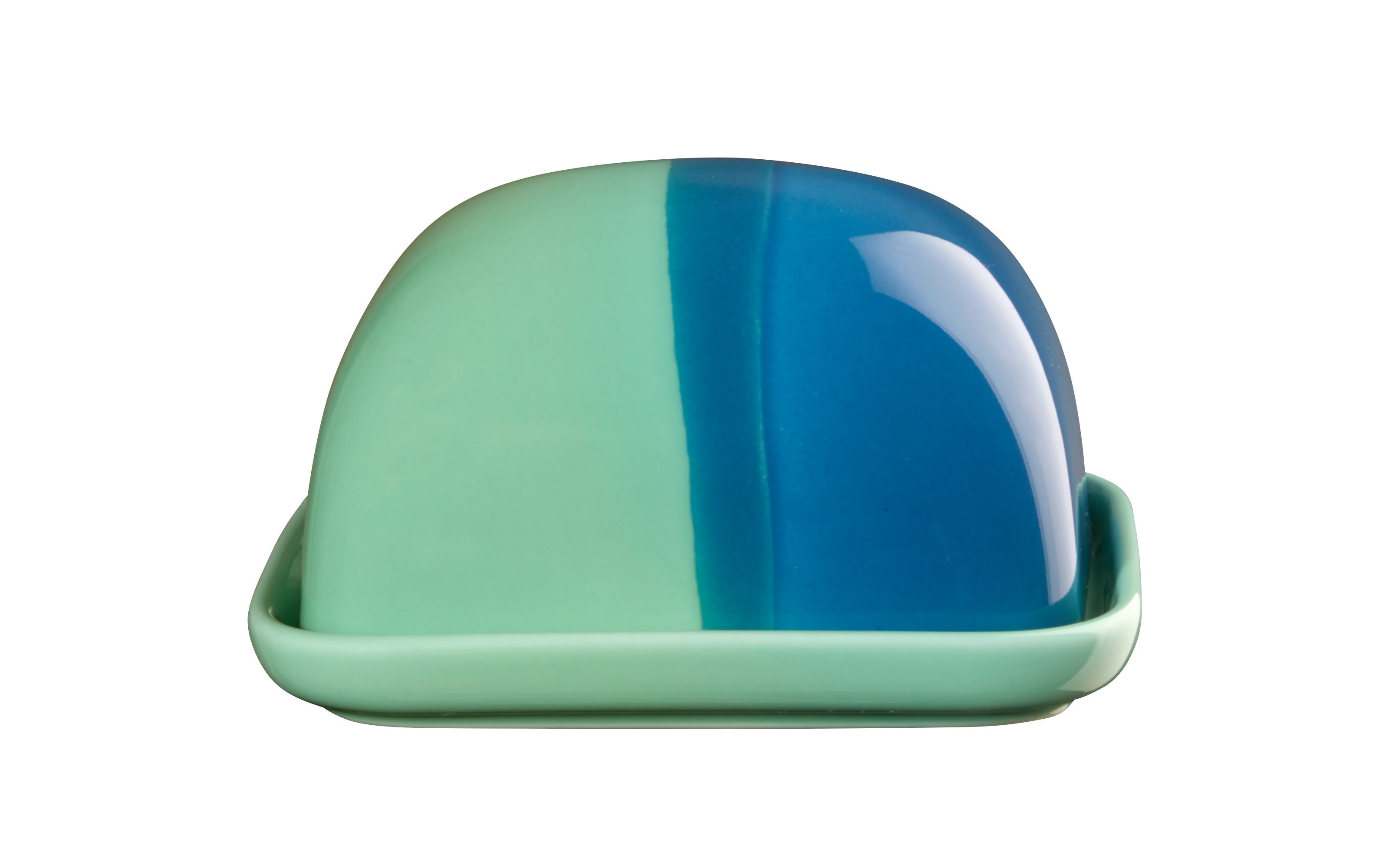 Butterdose Joy, blau/grün, 6 cm