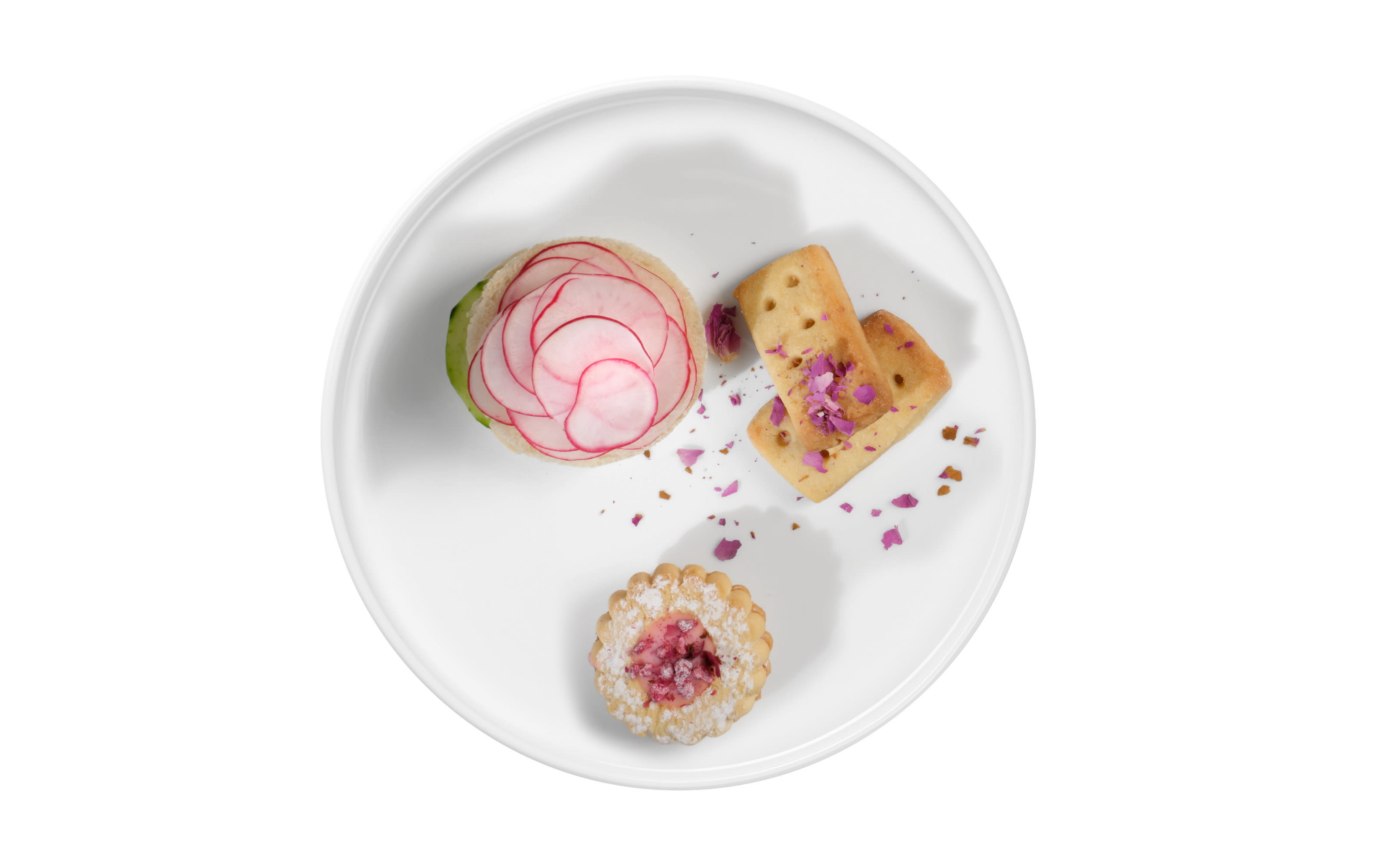 Dessertteller oco, weiß