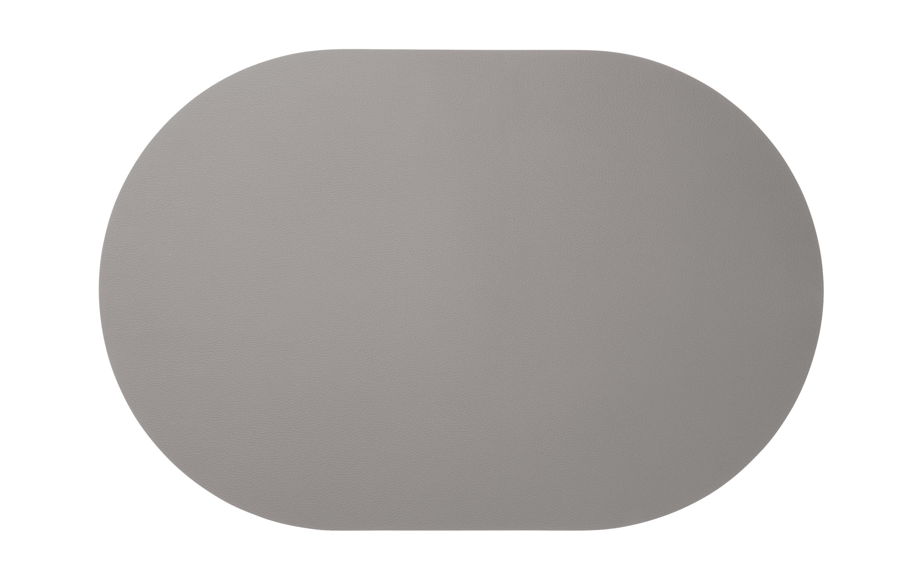 Tischset leather optic, cement, 49,5cm