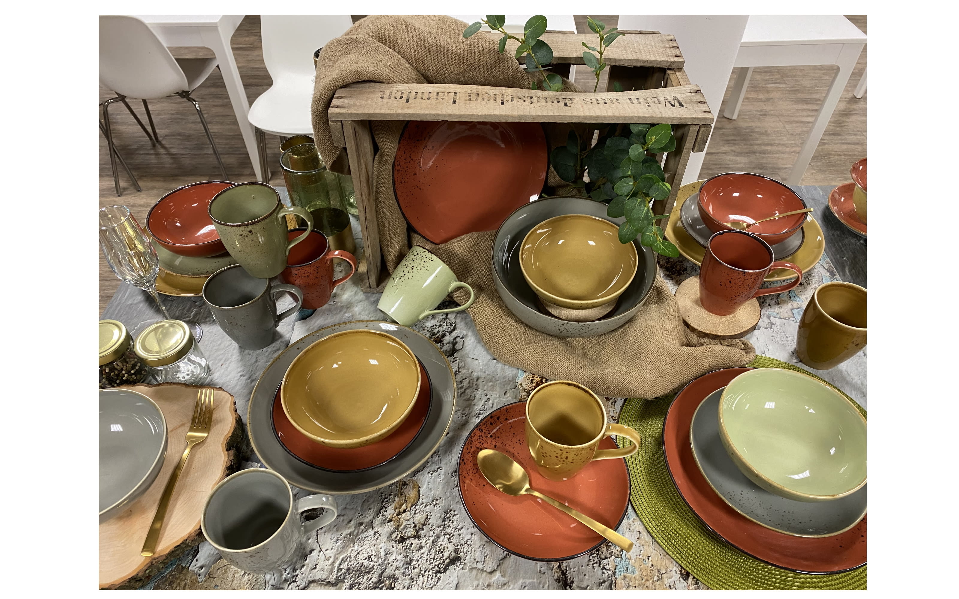 Speiseteller Nature Collection, curry, 27 cm