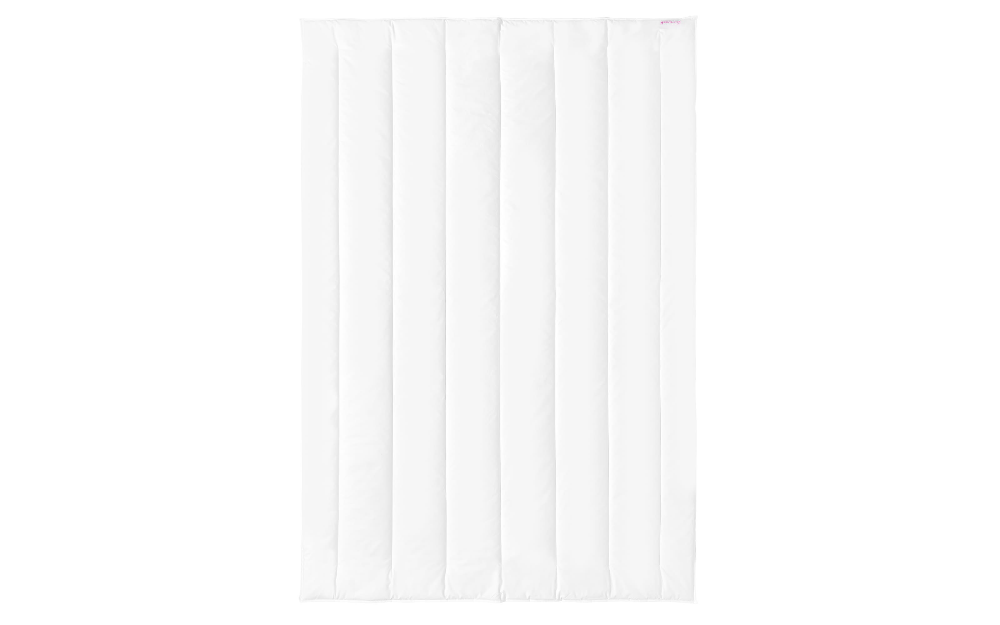 Sommerbett Extra Silk & Leinen, weiß, 135 x 200 cm