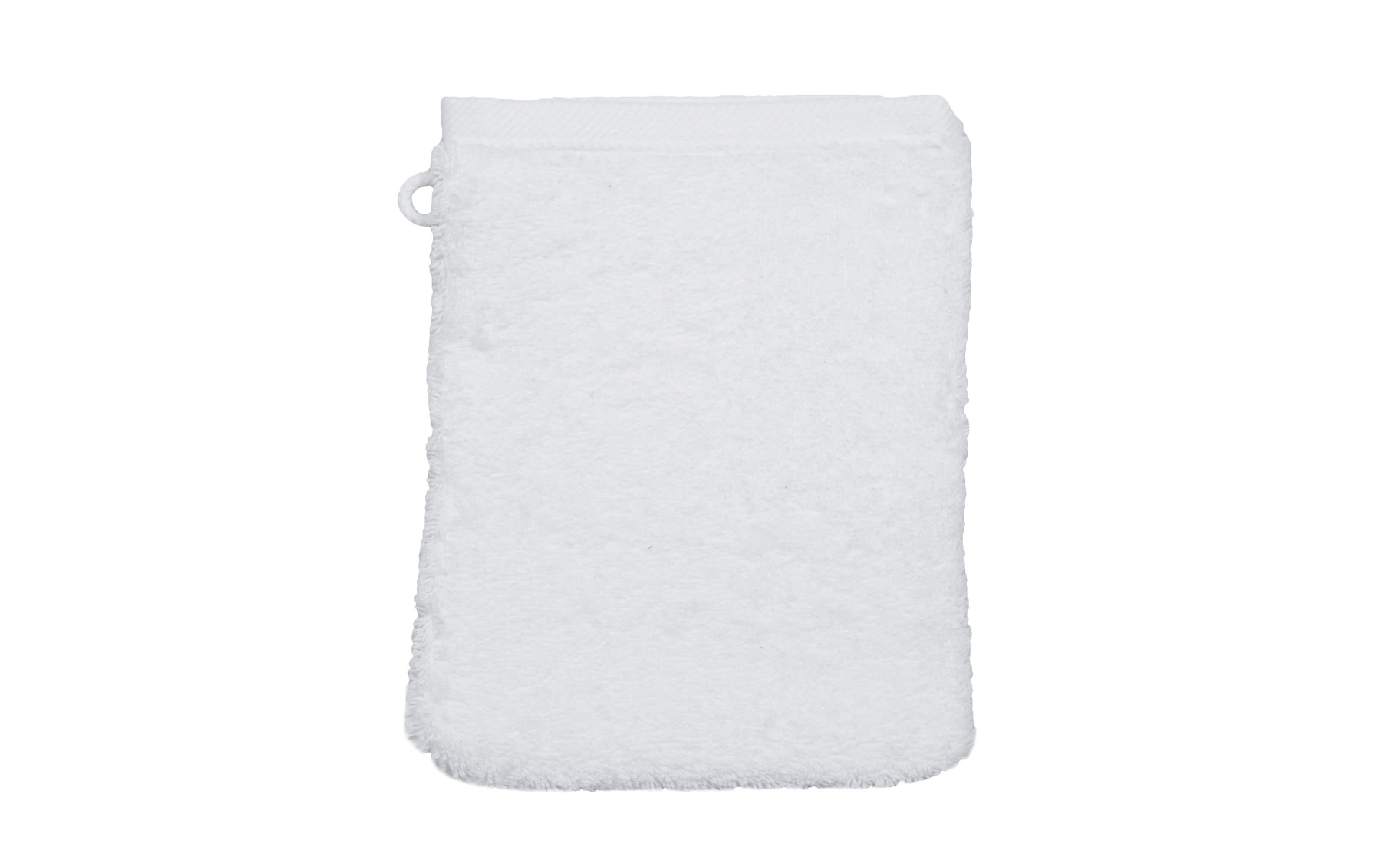 Waschhandschuh Vita, weiß, 16 x 22 cm