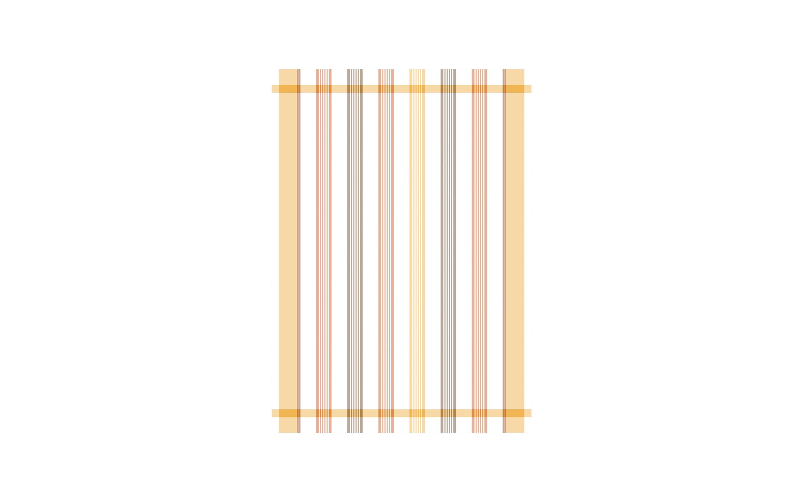 Geschirrtuch Streifenfond, Baumwolle, gelb, 50 x 70 cm