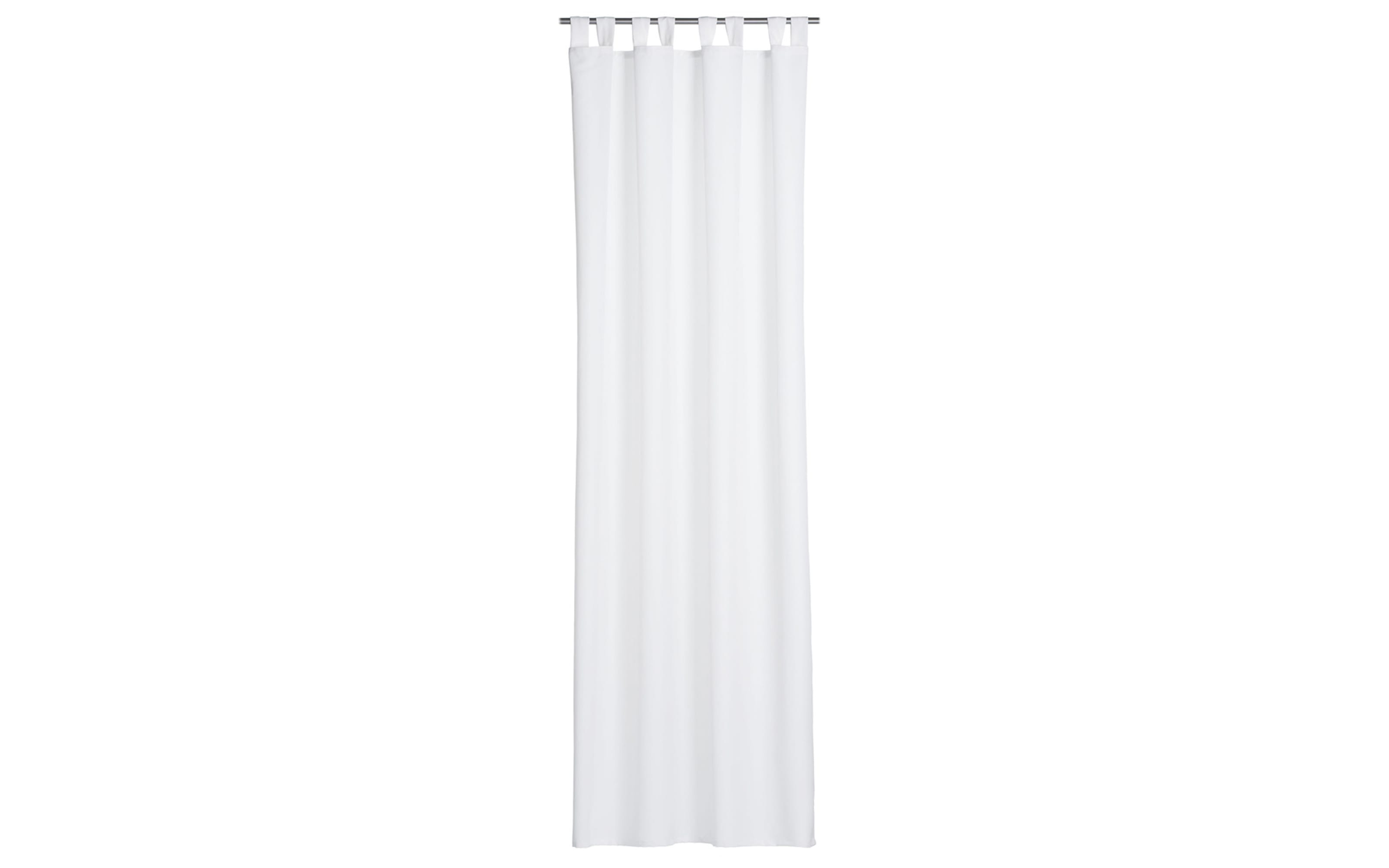 Schlaufenschal Milano mit Schienenband, weiß, 135 x 255 cm