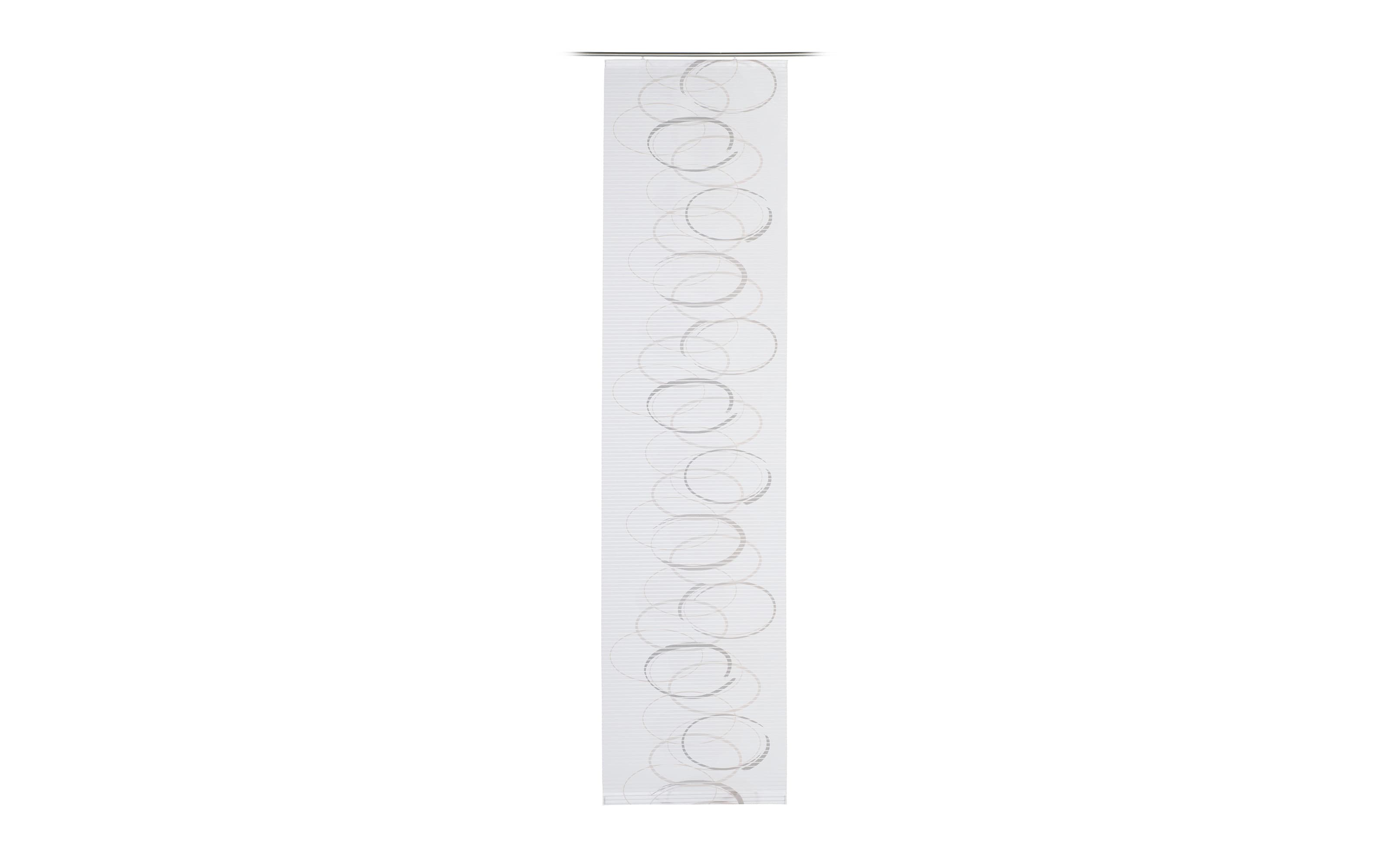 Schiebevorhang Cellino, Polyester, taupe, 60 x 245 cm
