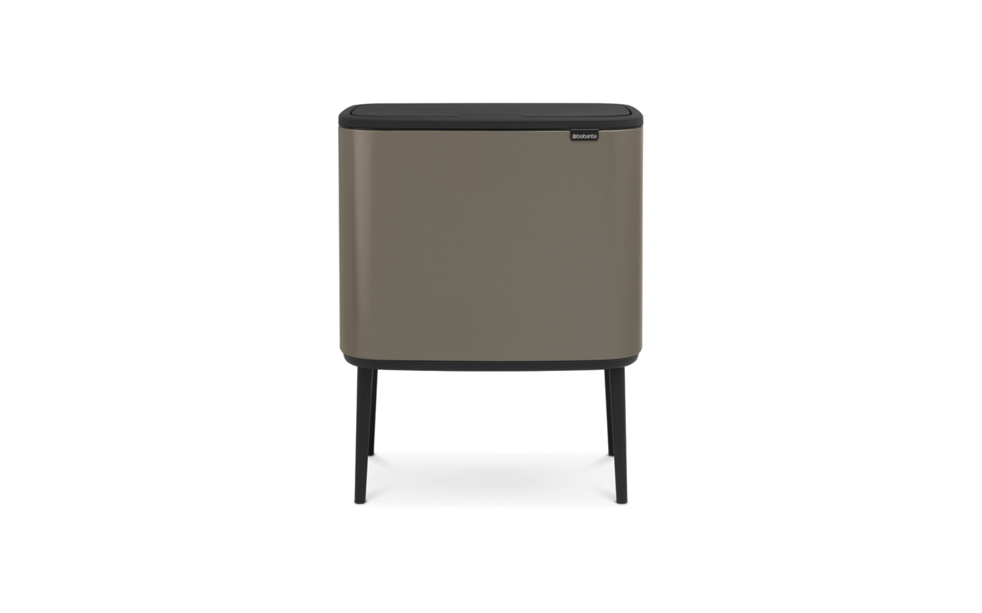 Mülleiner Touch Bin Bo, platinum, 68 cm