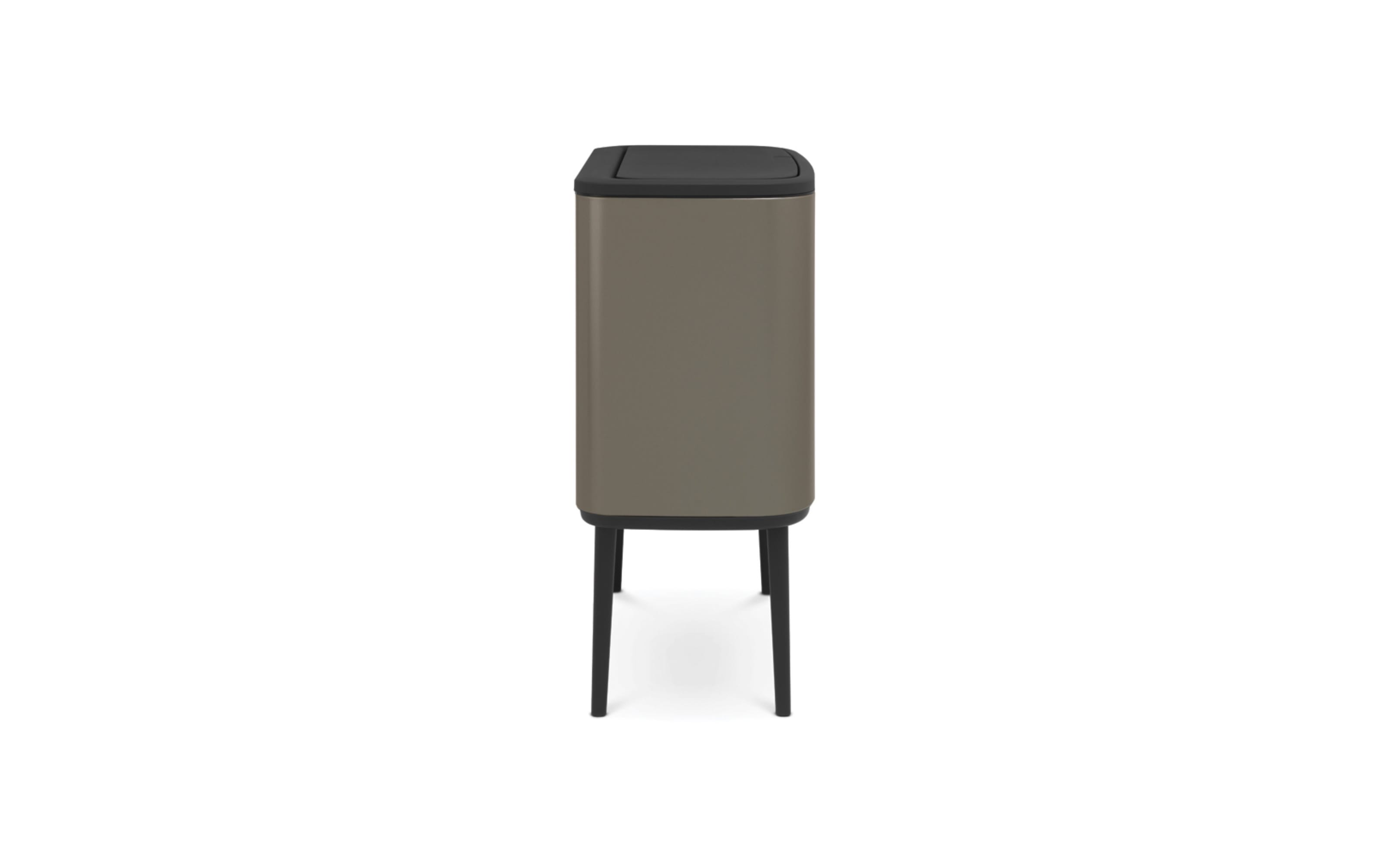 Mülleiner Touch Bin Bo, platinum, 68 cm