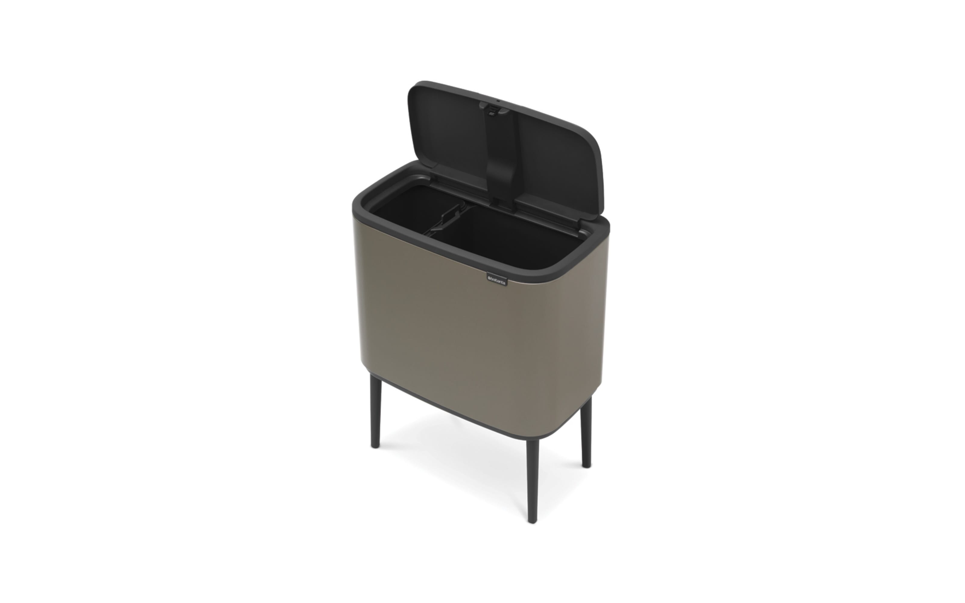 Mülleiner Touch Bin Bo, platinum, 68 cm