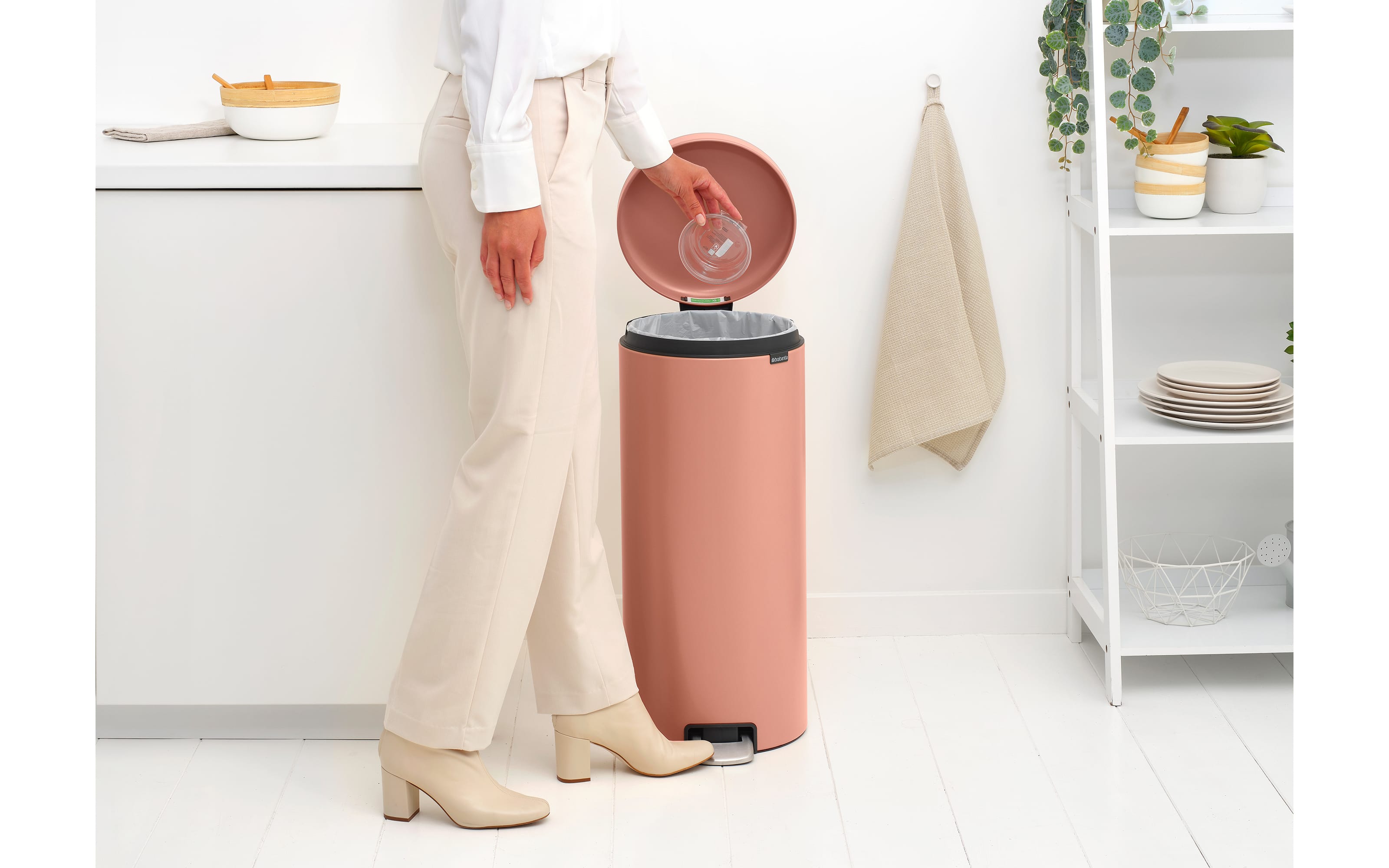 Treteimer Newicon, warm copper, 30L