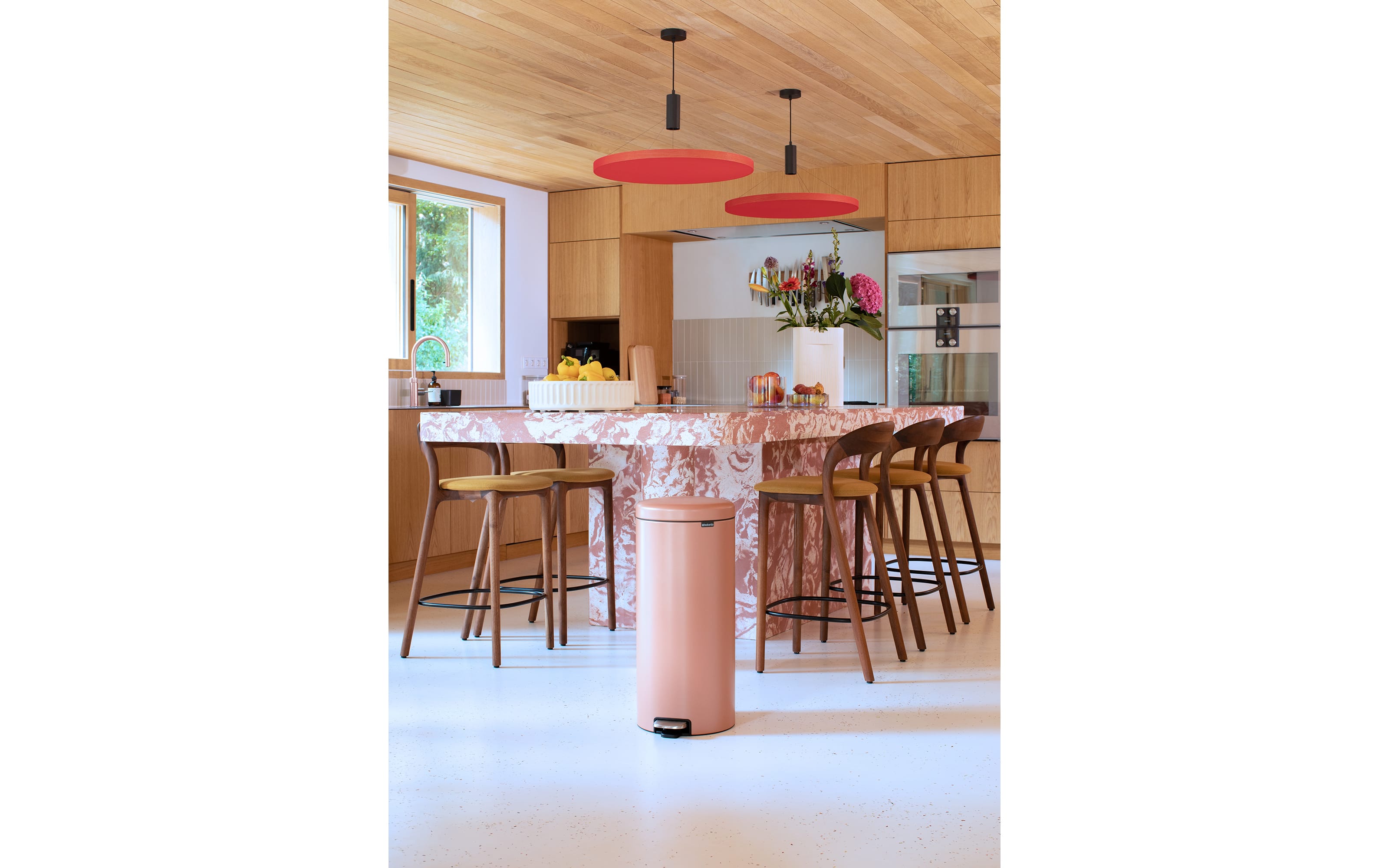 Treteimer Newicon, warm copper, 30L