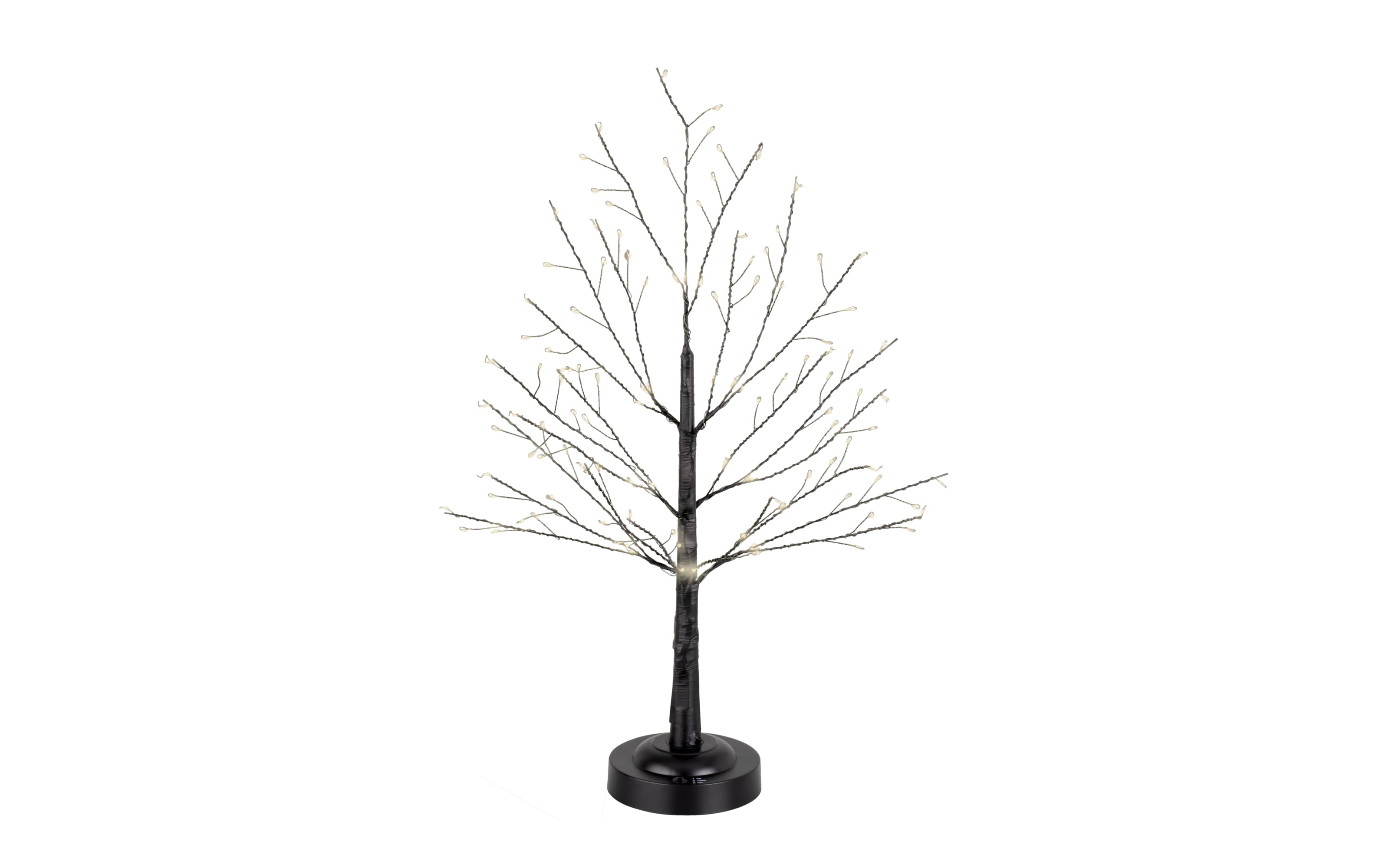 Micro LED Baum, schwarz, 65 cm