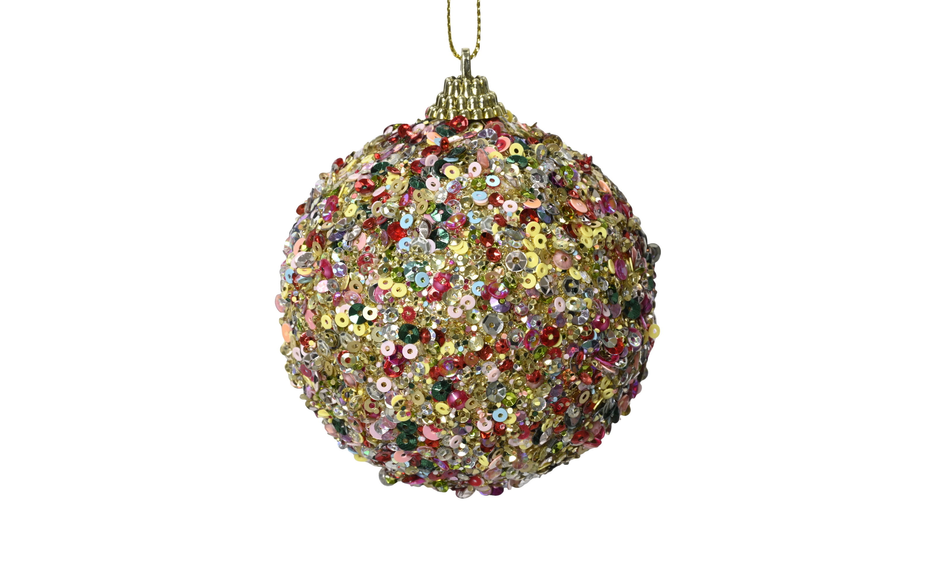 Weihnachtskugel, bunt, 8 cm