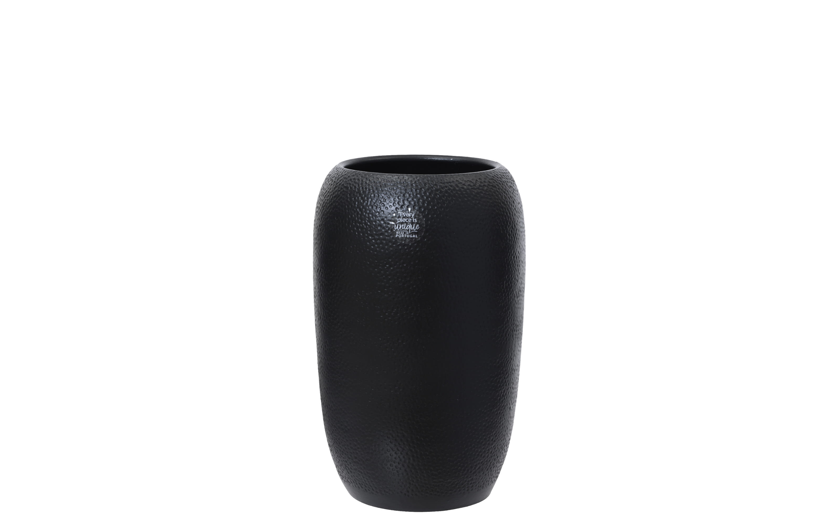 Vase, schwarz, 30 cm