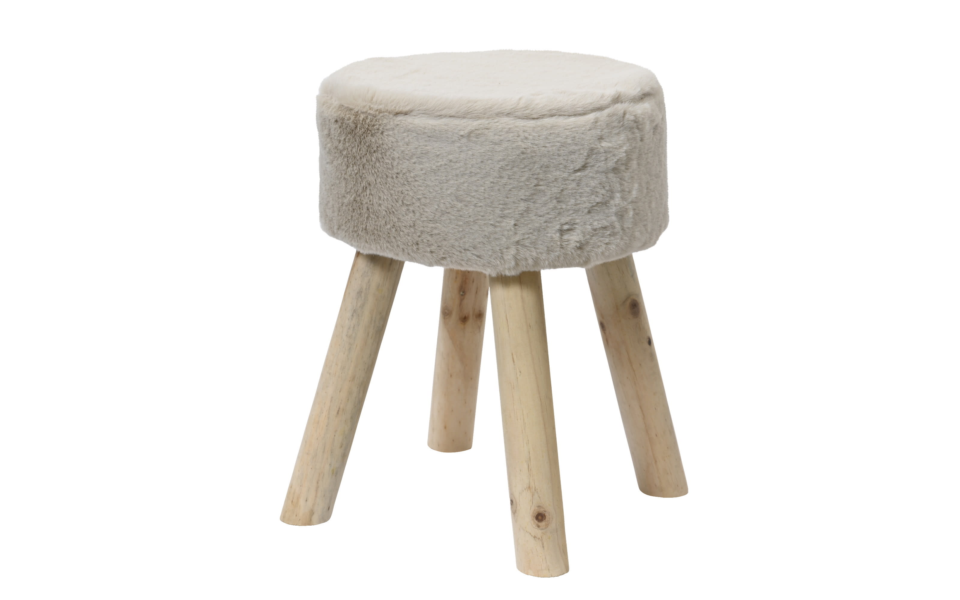 Hocker, beige, 38 cm