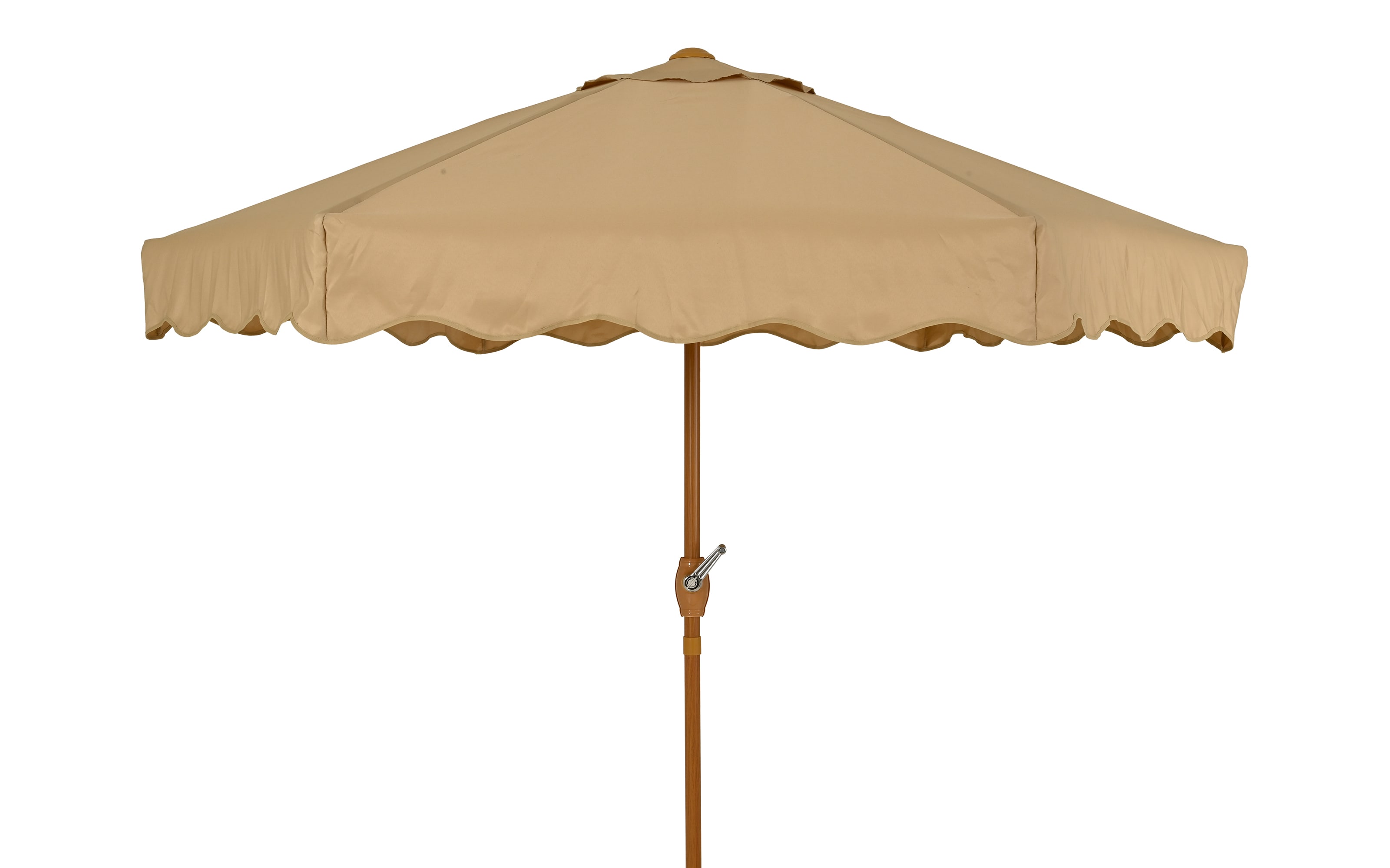 Sonnenschirm, braun/grau, 220 cm