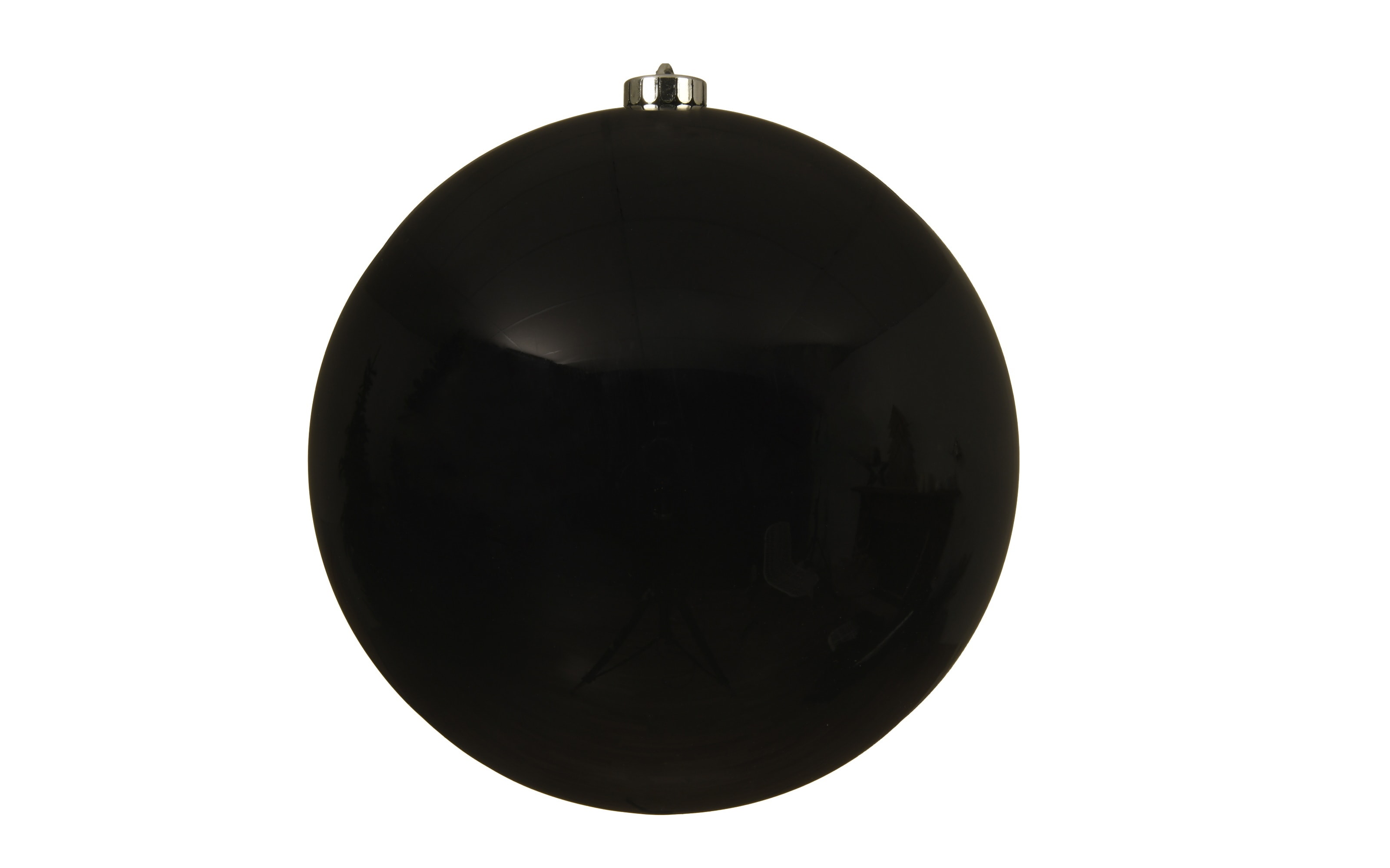 Weihnachtskugel schwarz, 20 cm