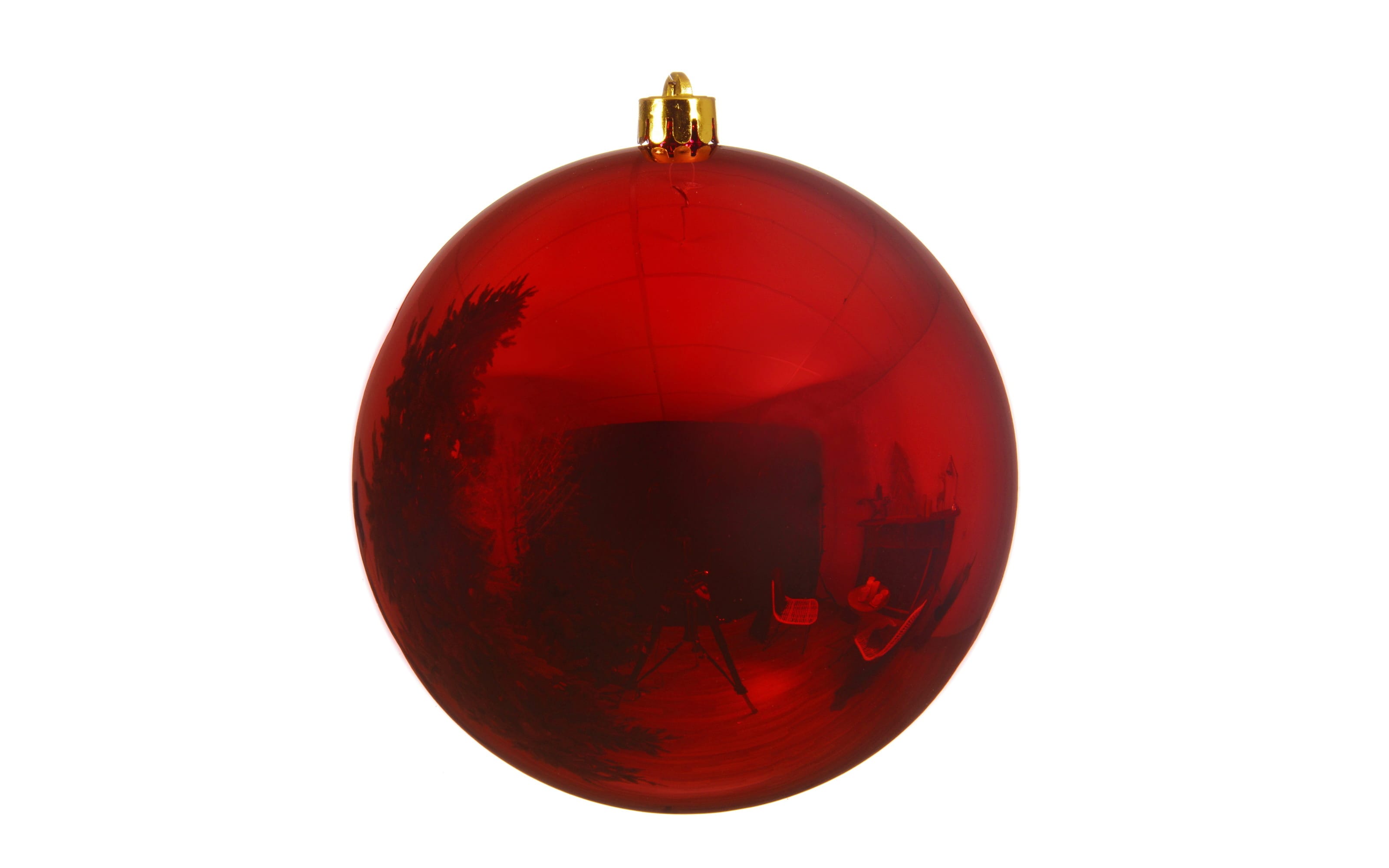 Weihnachtskugel rot, 20 cm