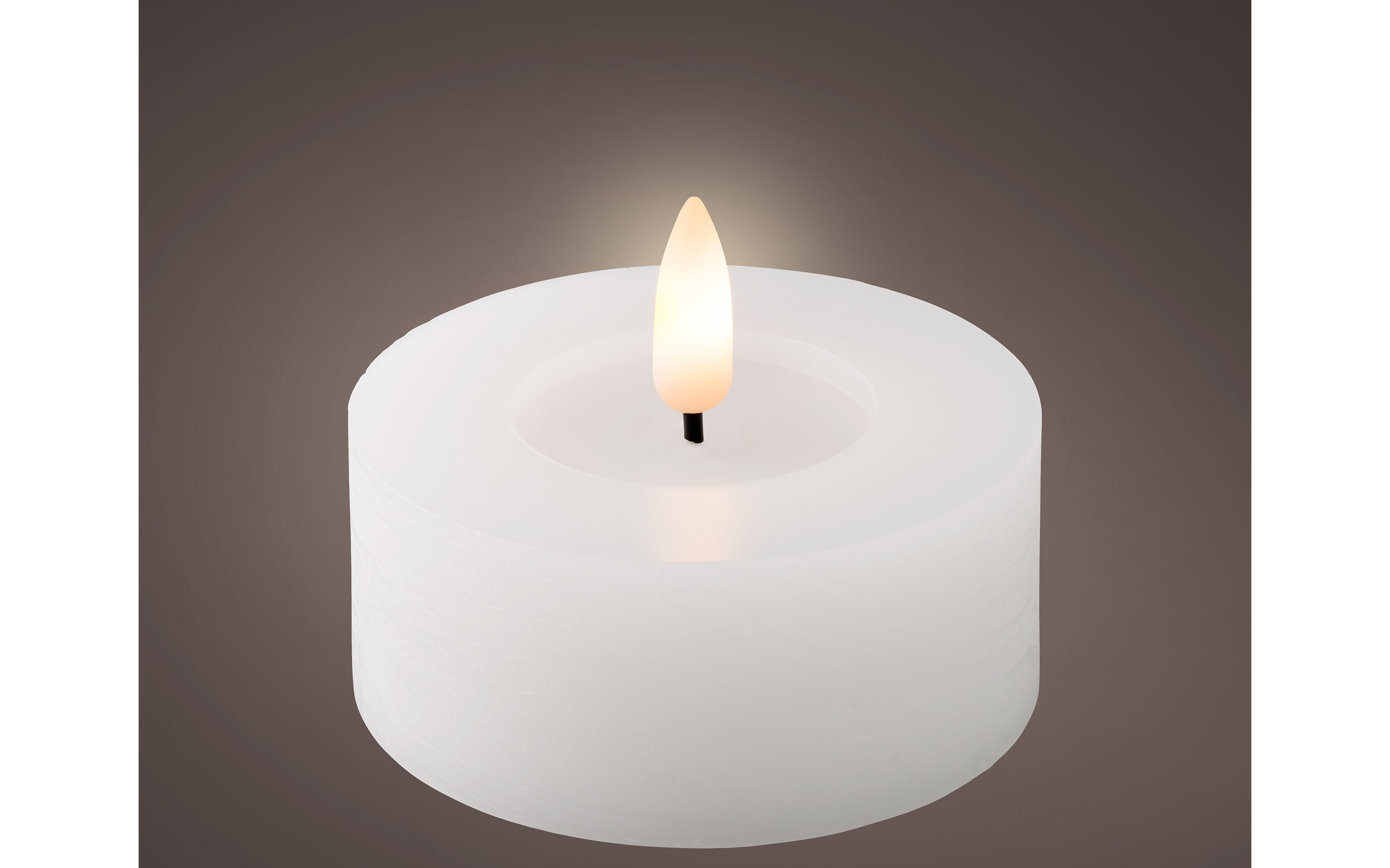 LED Teelicht, weiß/warmweiß, 6 cm