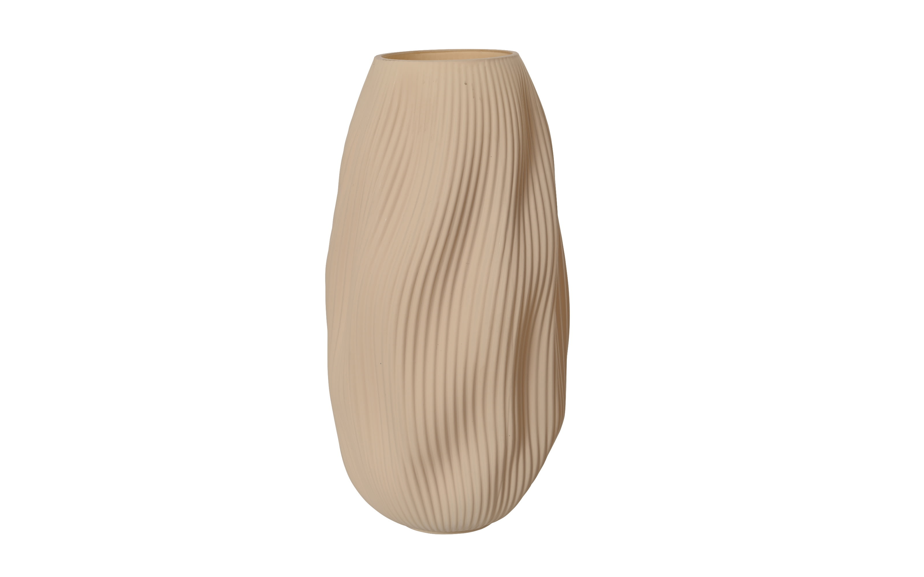 Vase beige, 28,5 cm
