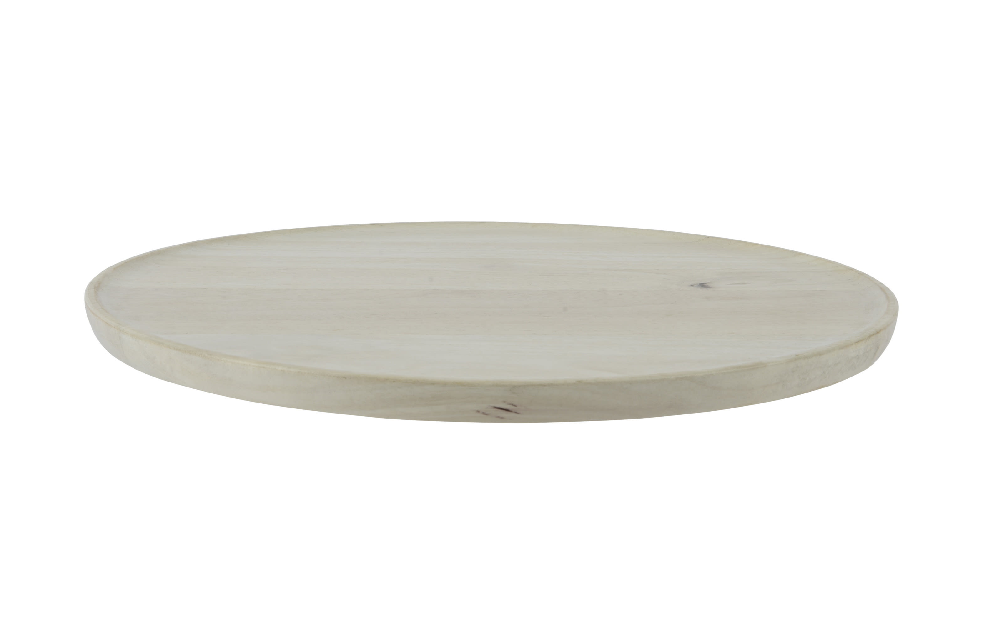 Teller, Mangoholz/beige, 30 cm