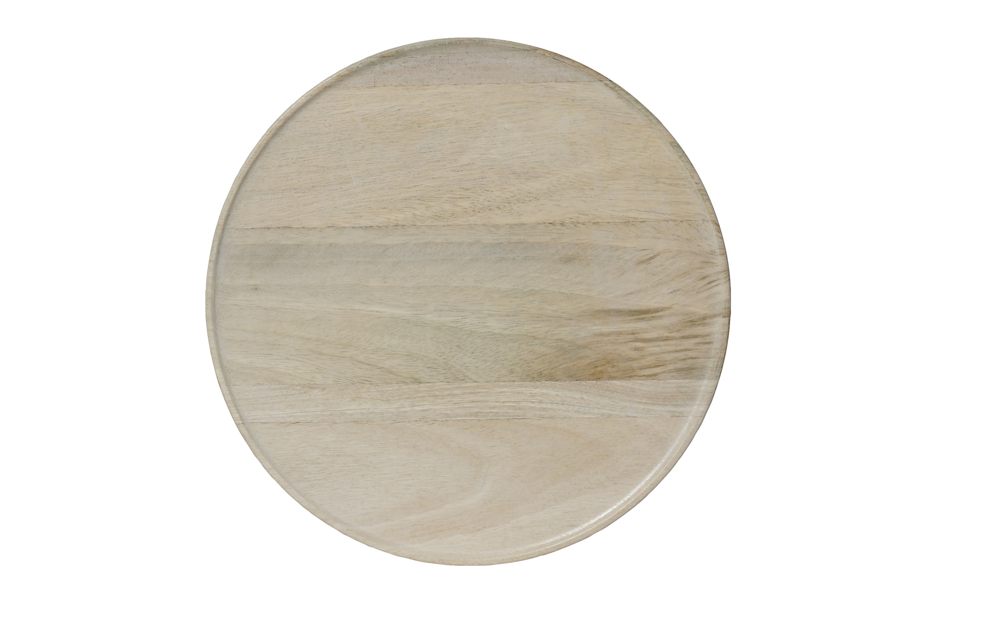 Teller, Mangoholz/beige, 30 cm