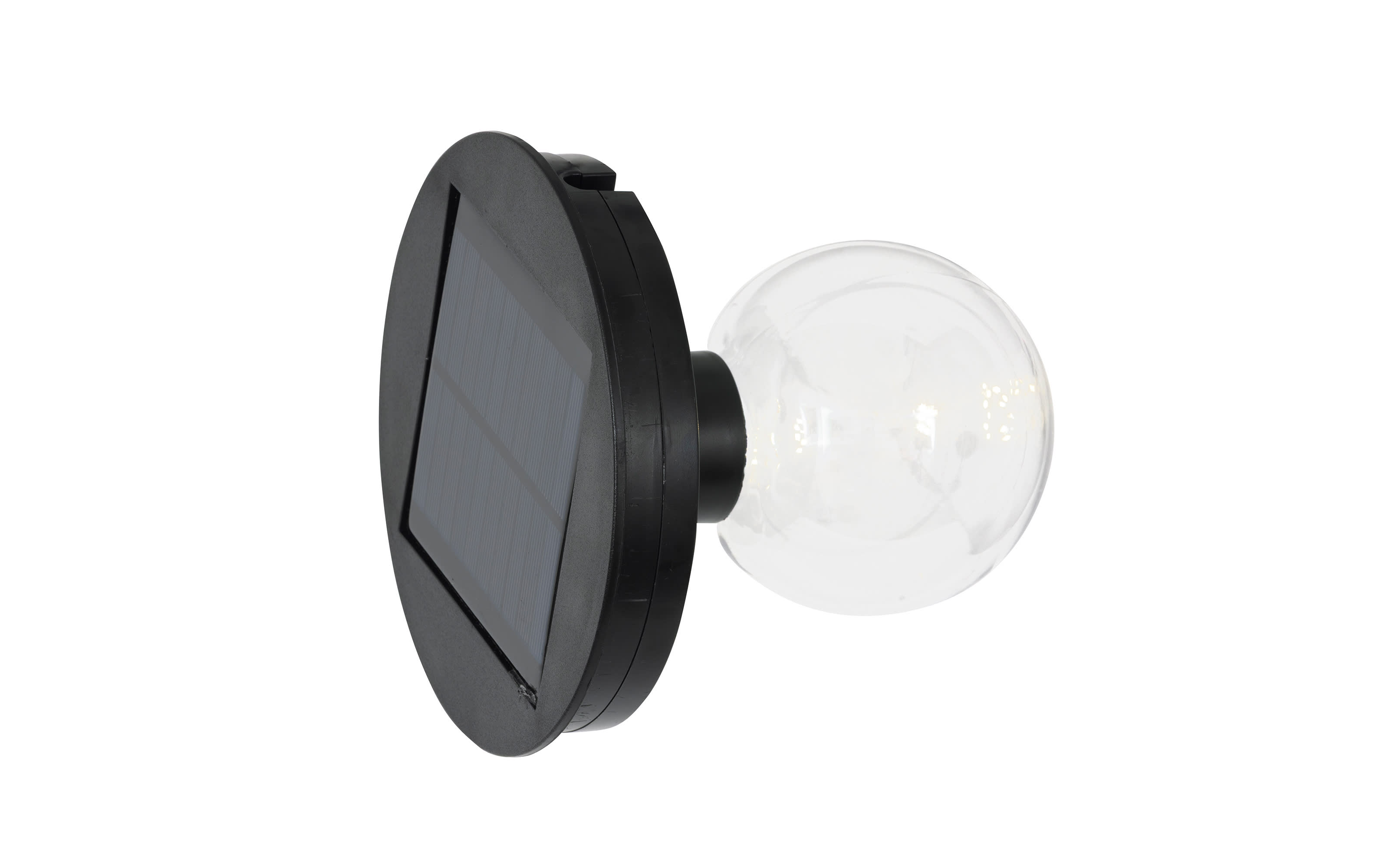 Solar Laterne Holz, beige