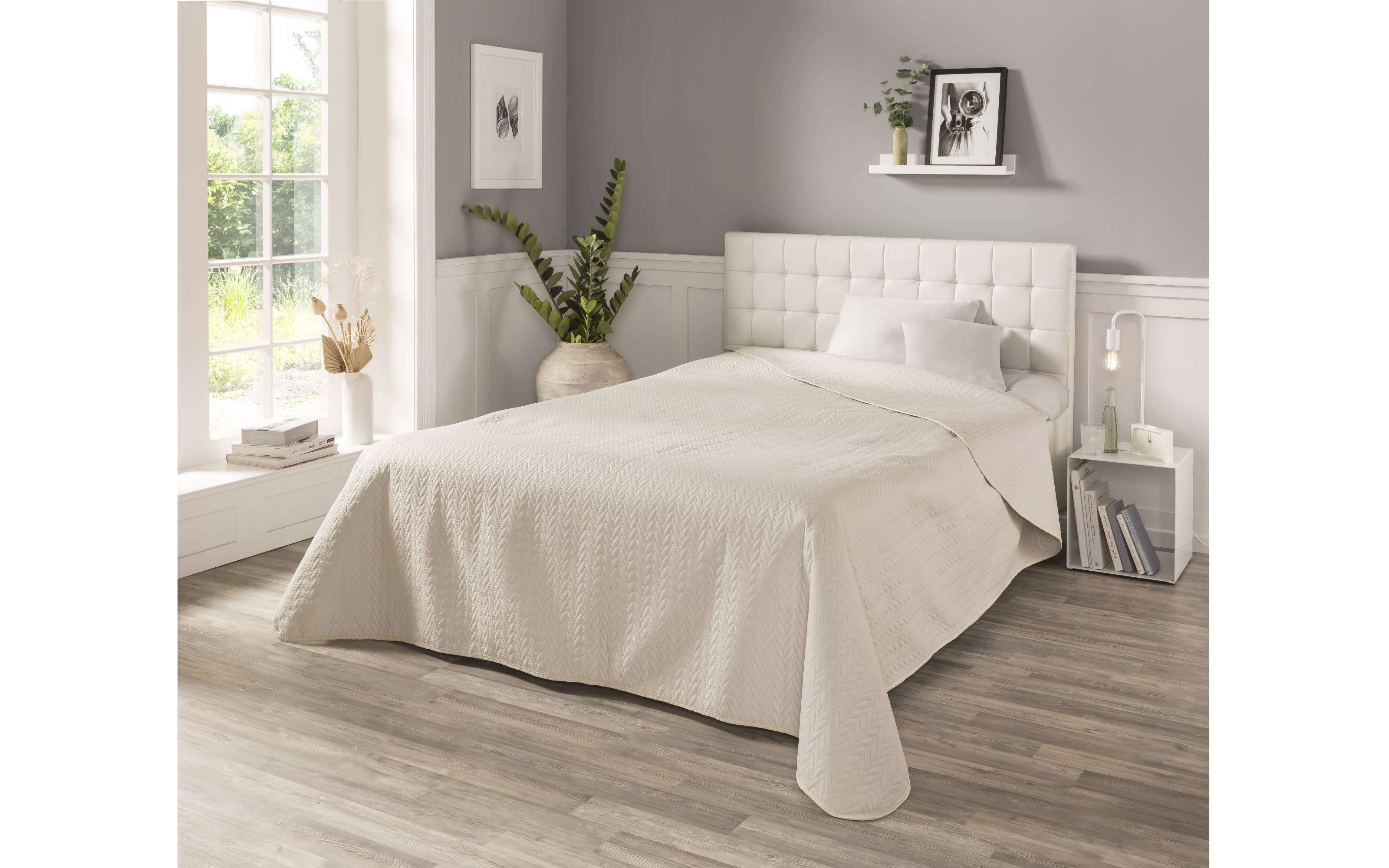 Tagesdecke Nancy, beige, 280 x 250 cm