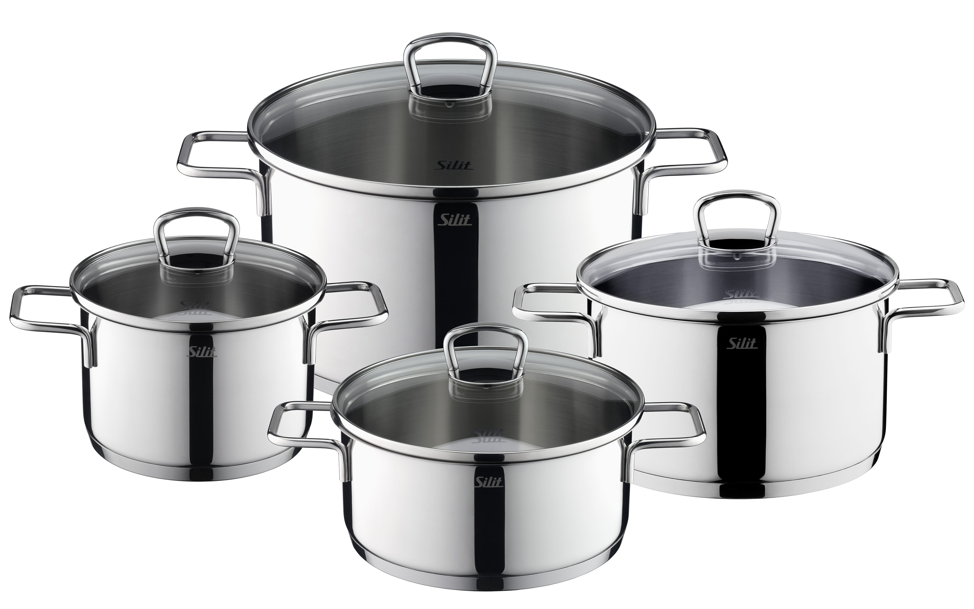 Topf-Set Alicante aus Edelstahl, 4-teilig 