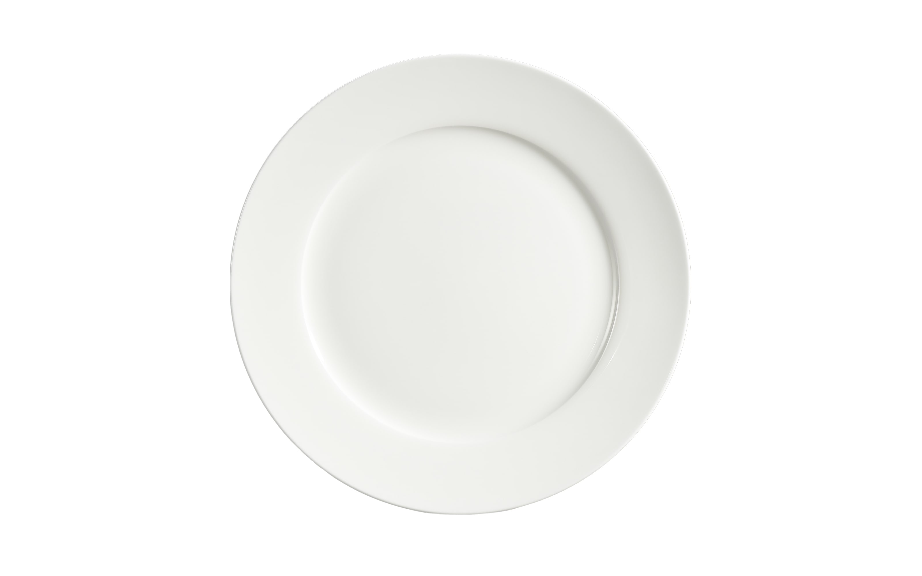 Dessertteller Bone China in weiß, 21,5 cm