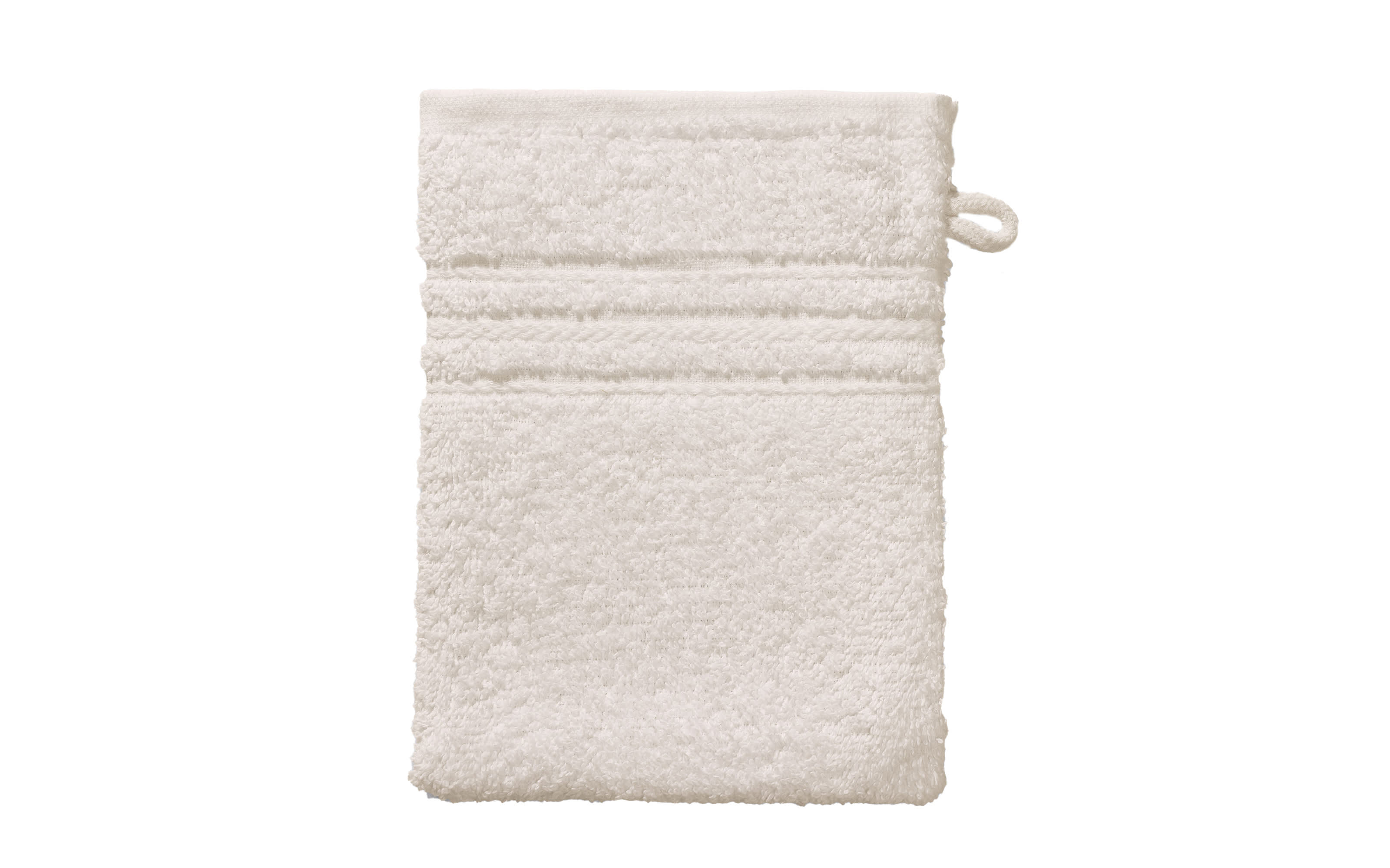 Waschhandschuh in champagner, 16 x 21 cm