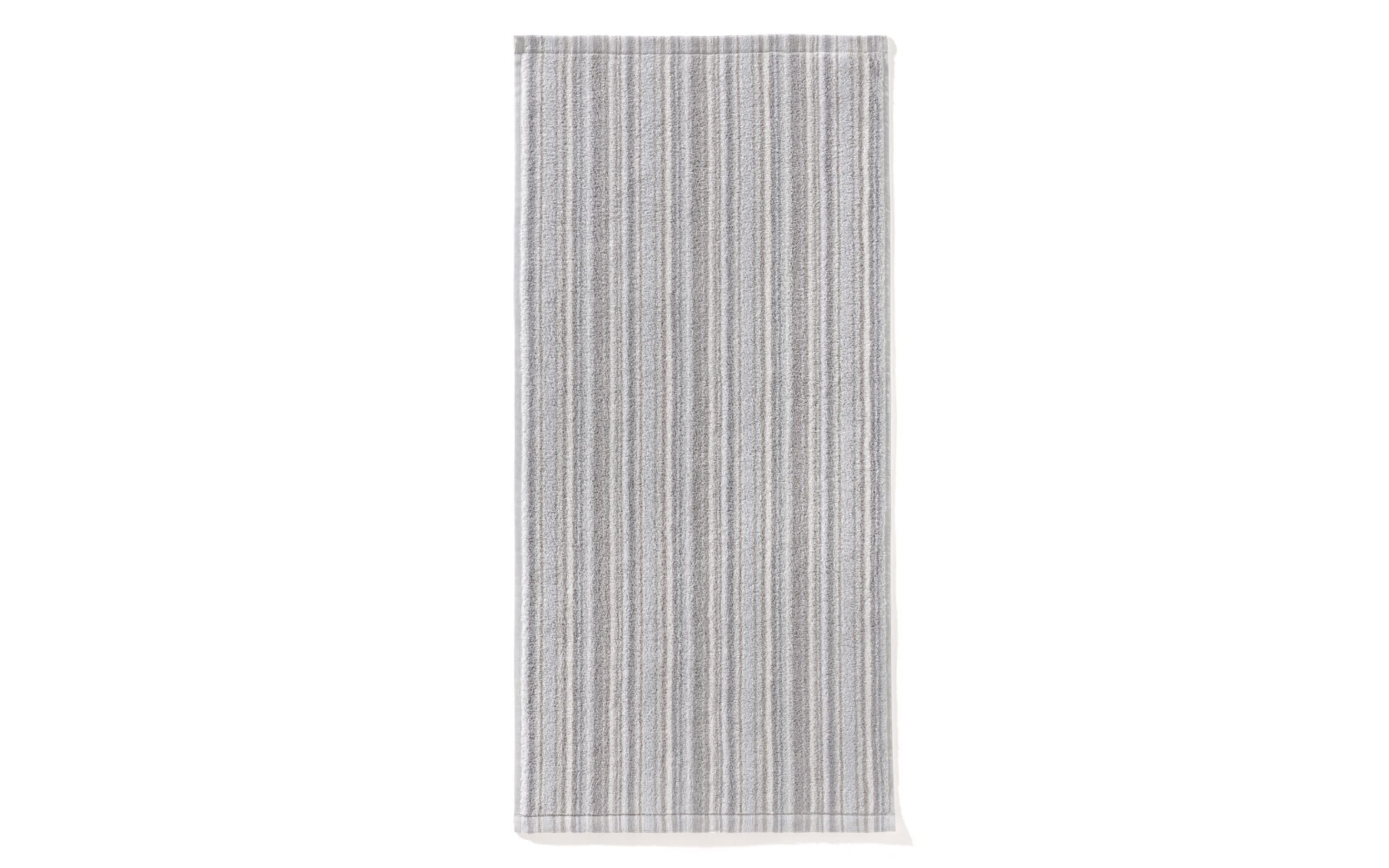 Handtuch, grau/anthrazit gestreift, 50 cm x 100 cm online bei Hardeck kaufen