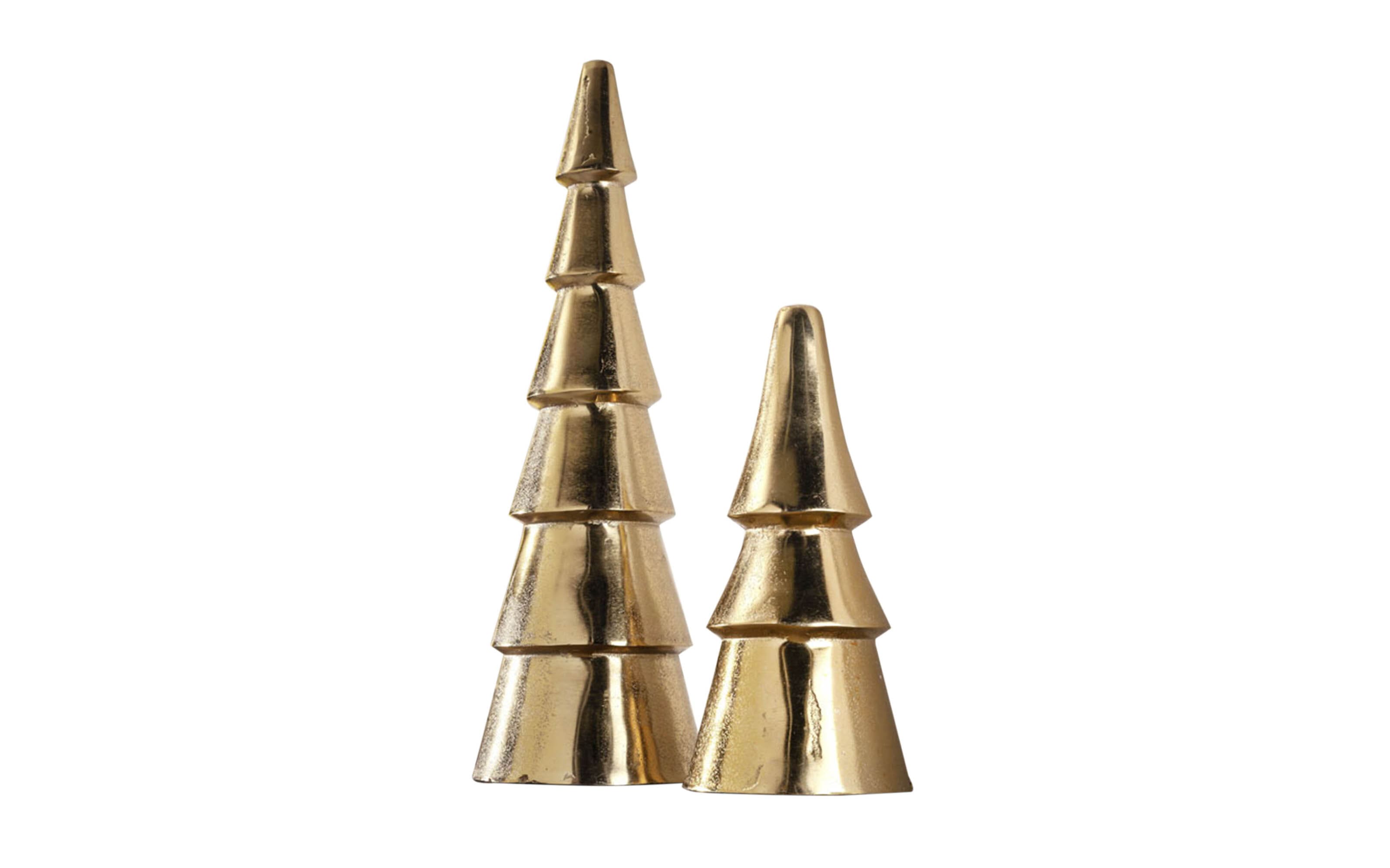 Deko Tannenbaum klein, gold, 25 cm