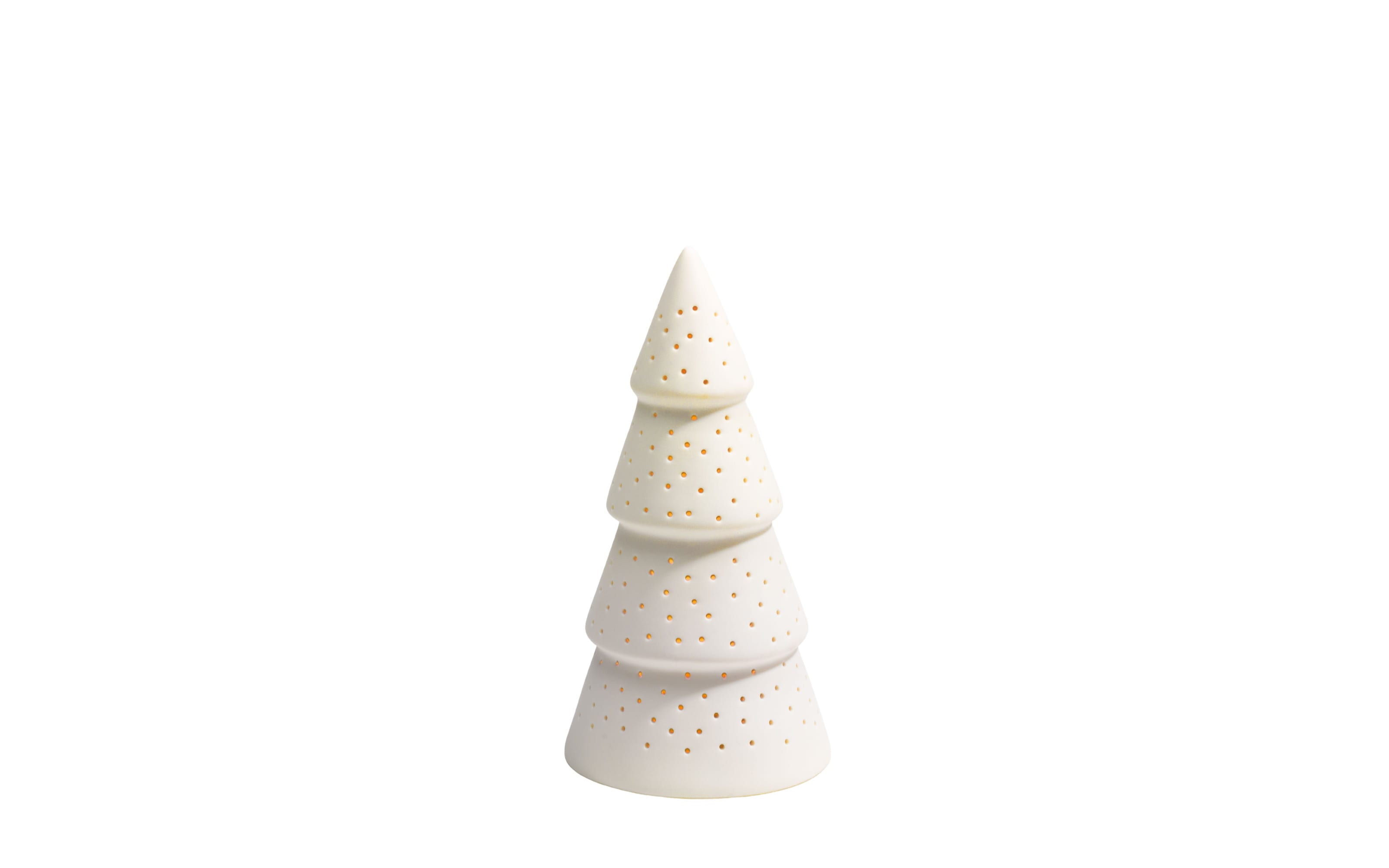 Deko-Tannenbaum, weiß, 20 cm