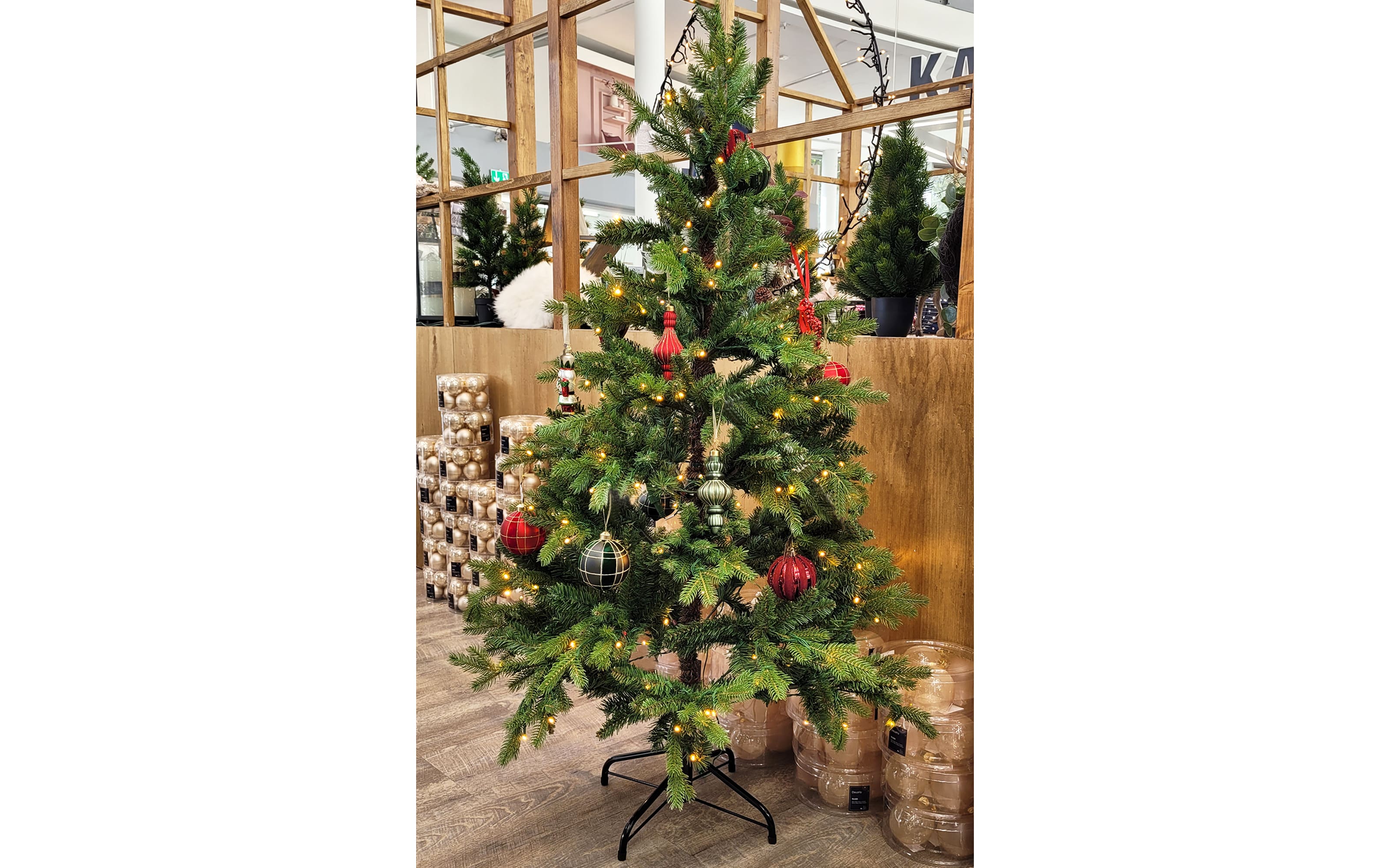 Tannenbaum Allison II, grün, inkl. LED-Beleuchtung, 150 cm