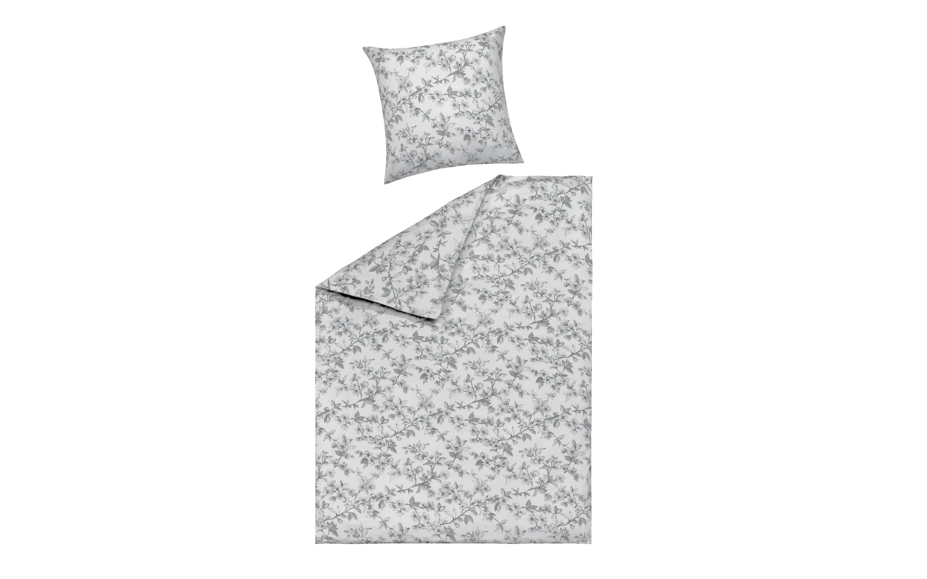 Bettwäsche Matilda Satin, beige, 135 x 200 cm