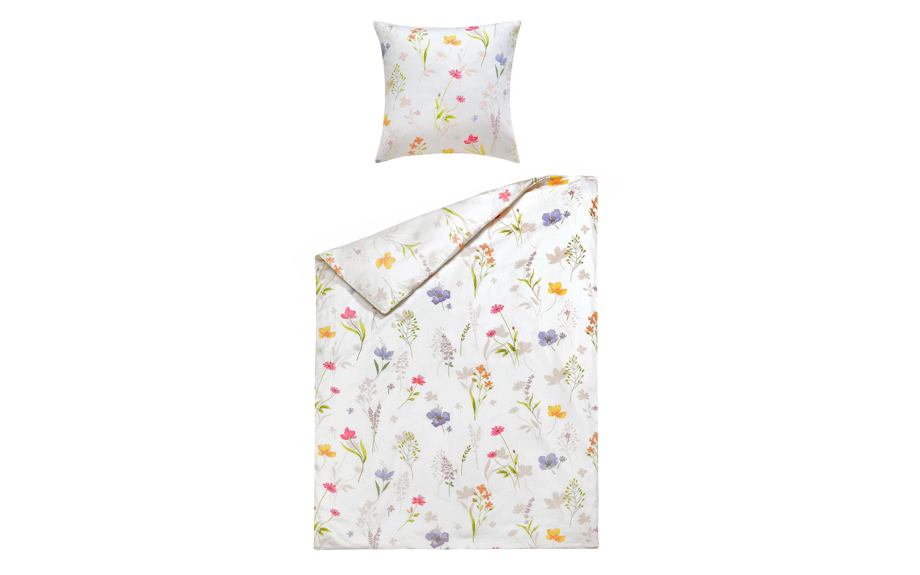 Bettwäsche Aurelia, mehrfarbig, 135 x 200 cm