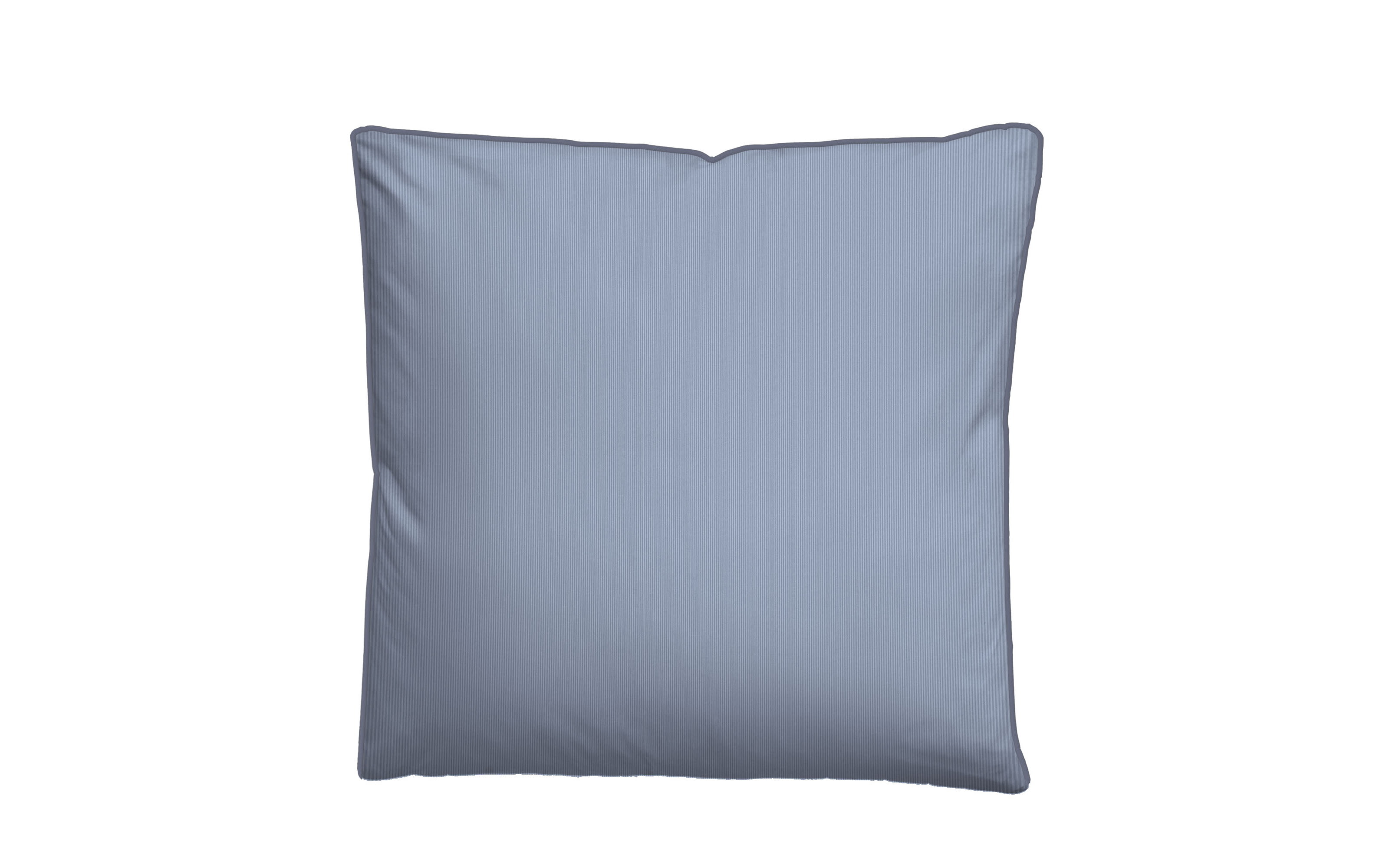Bettwäsche Mako-Satin, blau, 155 x 220 cm 