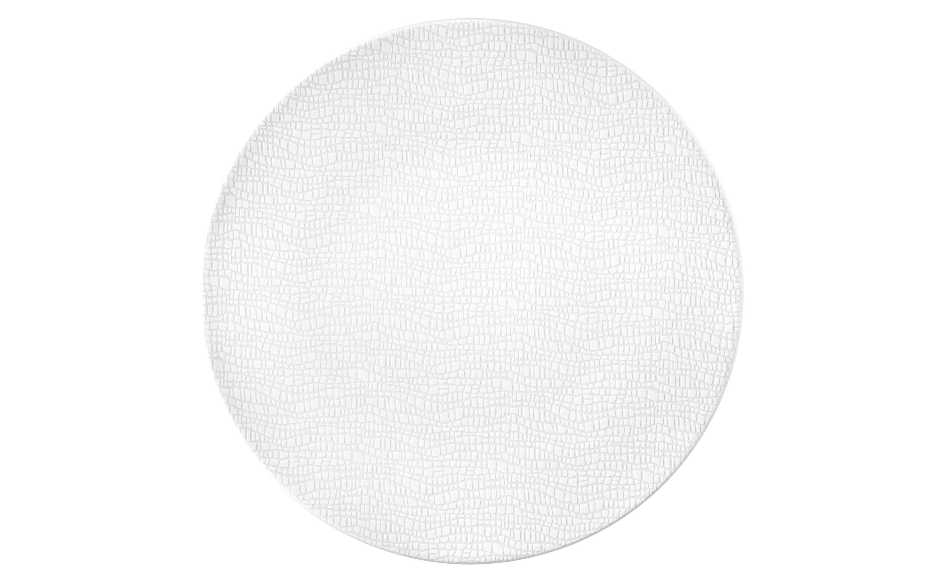 Speiseteller Life Luxury White in weiß, 28 cm