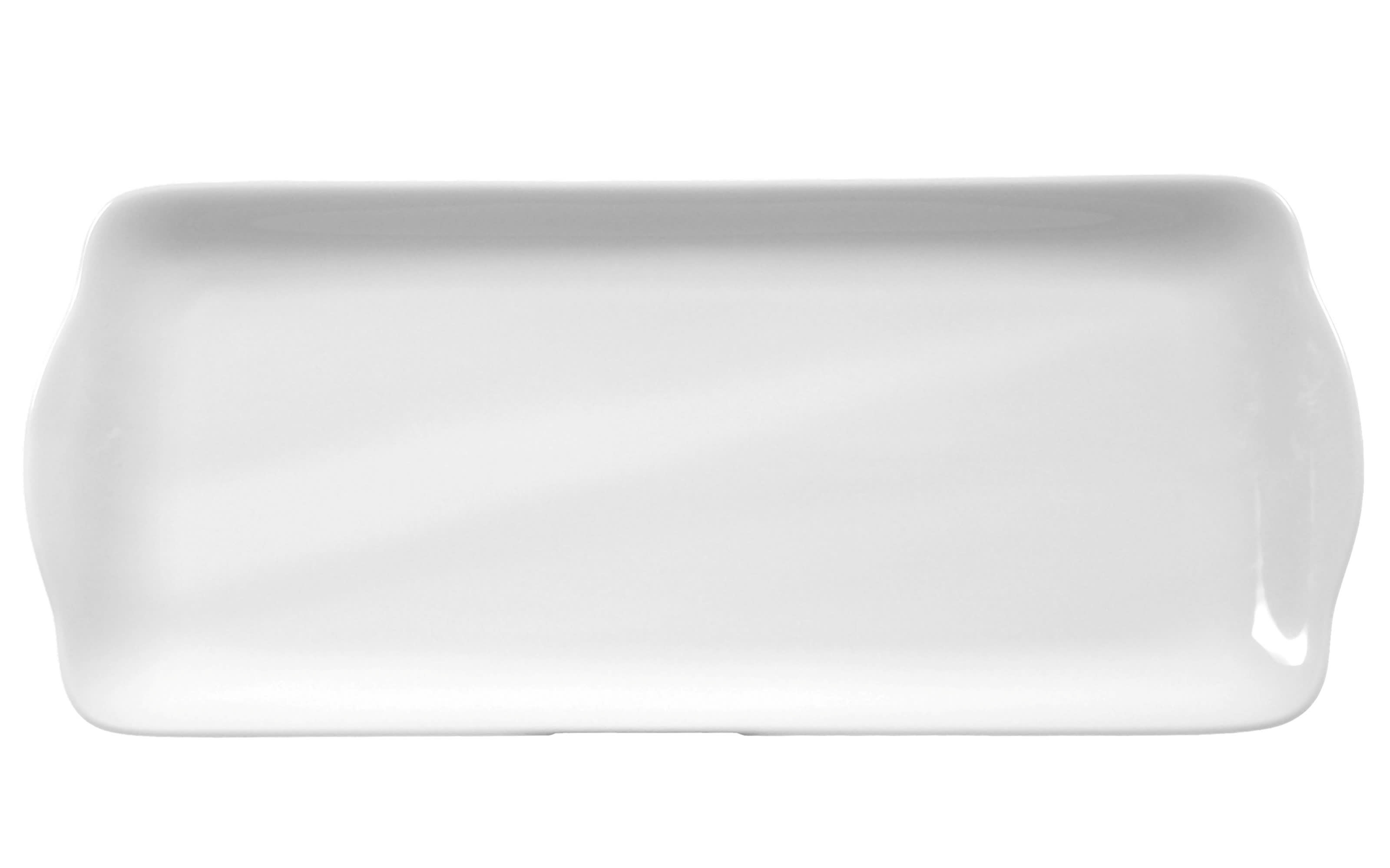 Kuchenplatte Rondo Liane in weiß, 35 cm 