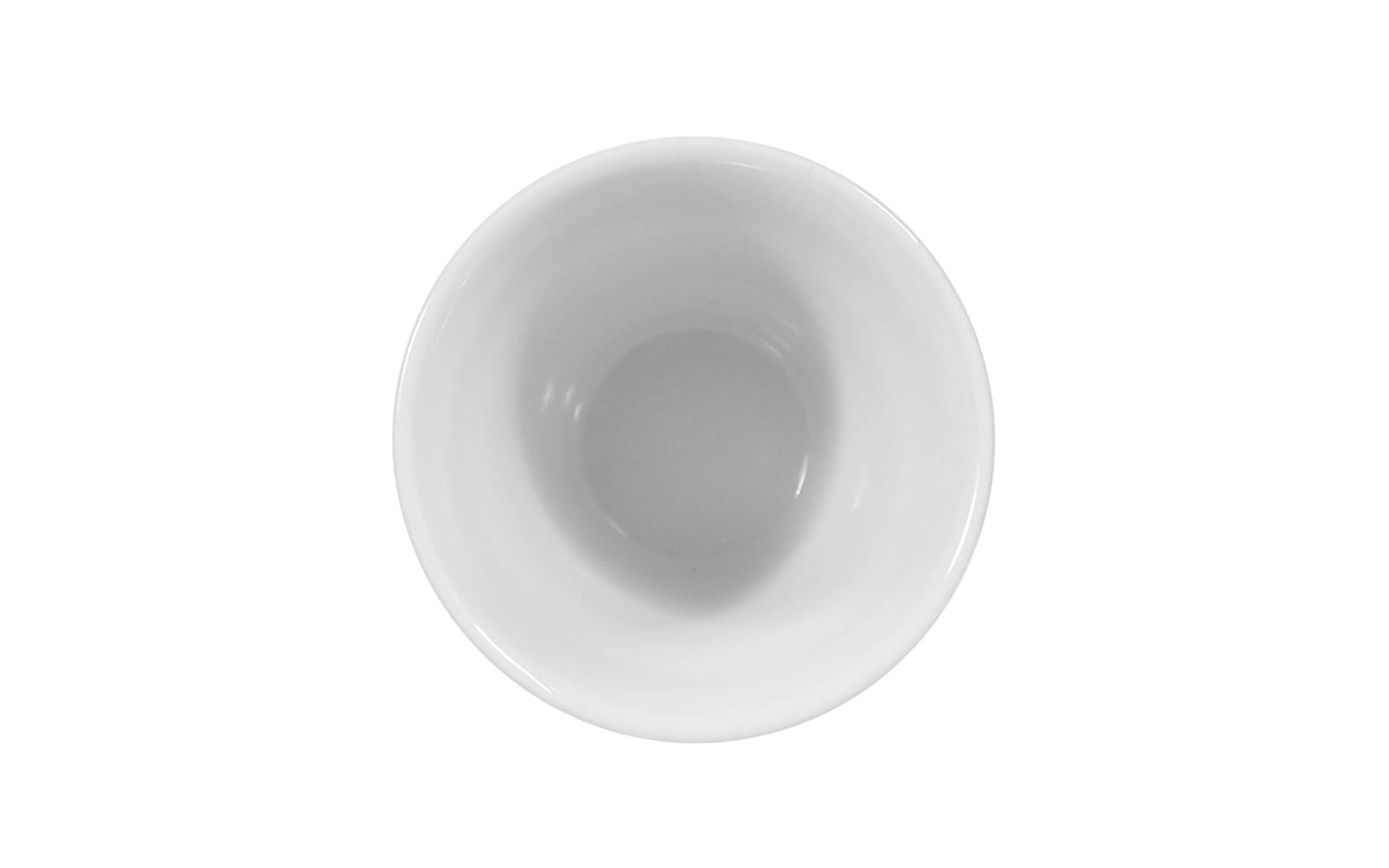 Eierbecher Rondo Liane in weiß, 3 cm