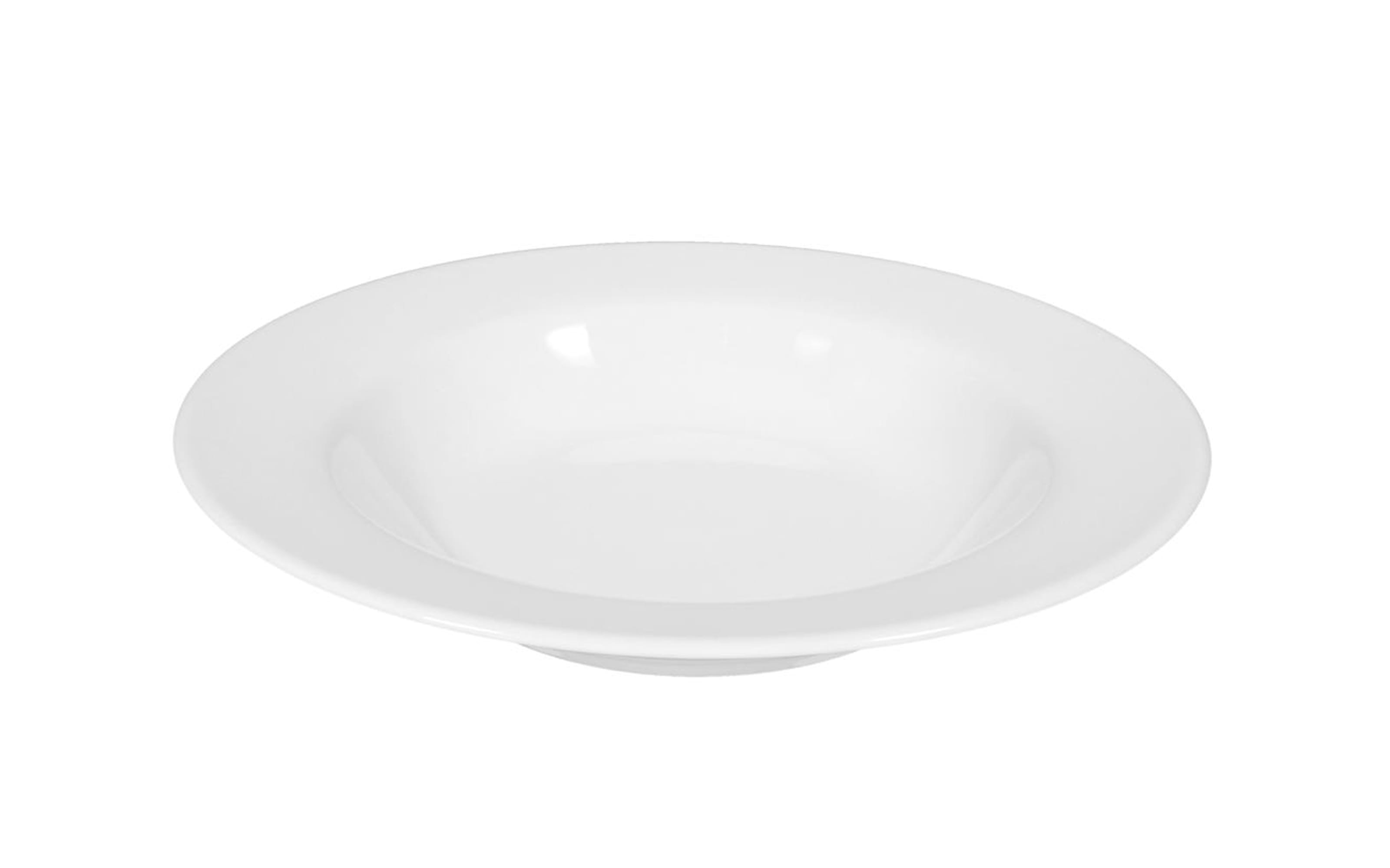 Suppenteller Rondo Liane in weiß, 23 cm