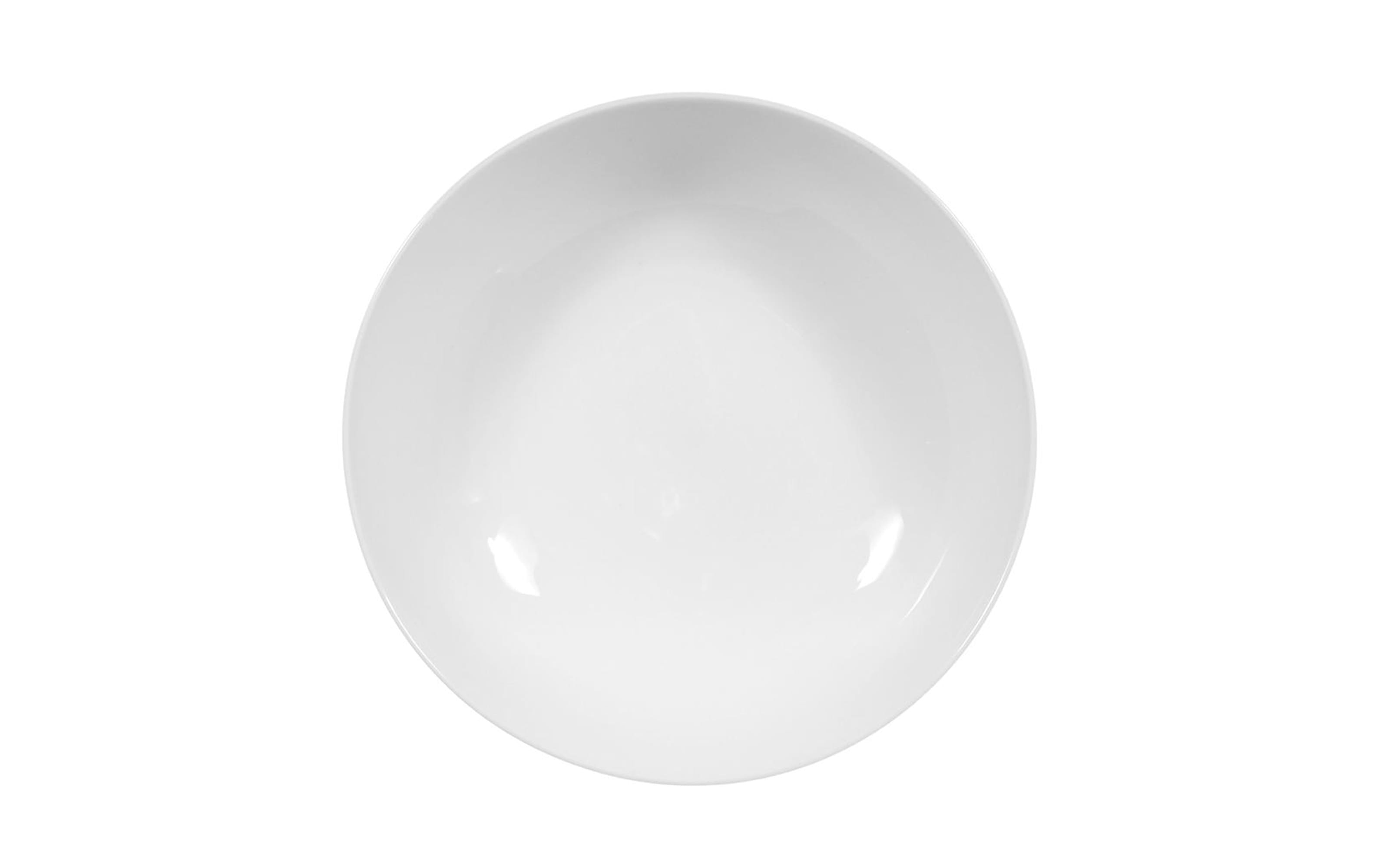Salatschale Rondo Liane in weiß, 19 cm