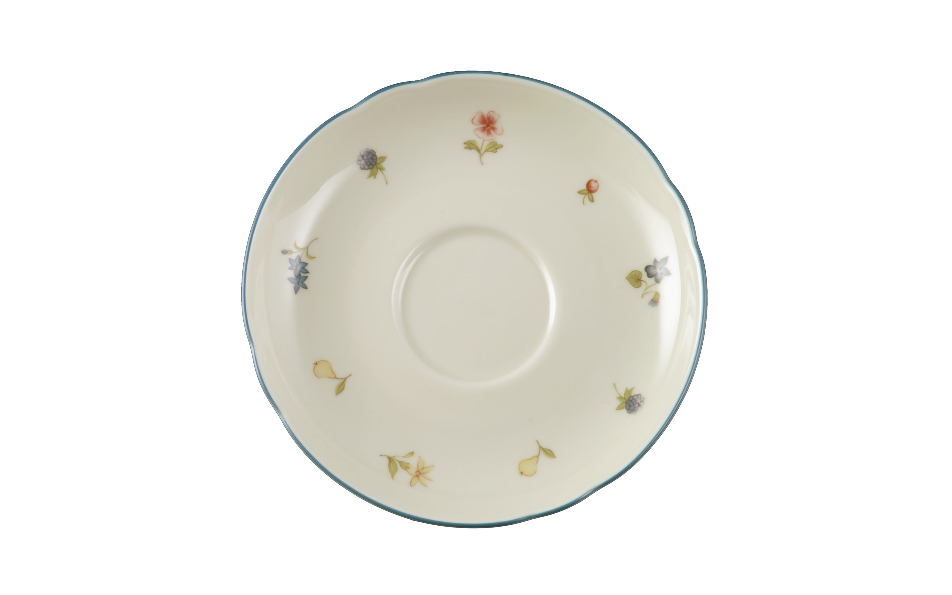 Kaffeeuntertasse Marie Luise Streublume in elfenbein, 14,5 cm 