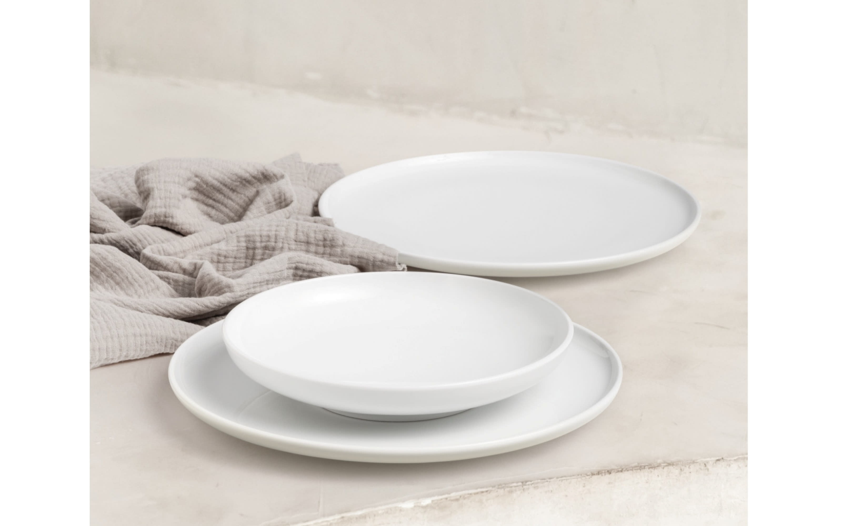 Tefelservice Sento-Home, weiß, 12-teilig
